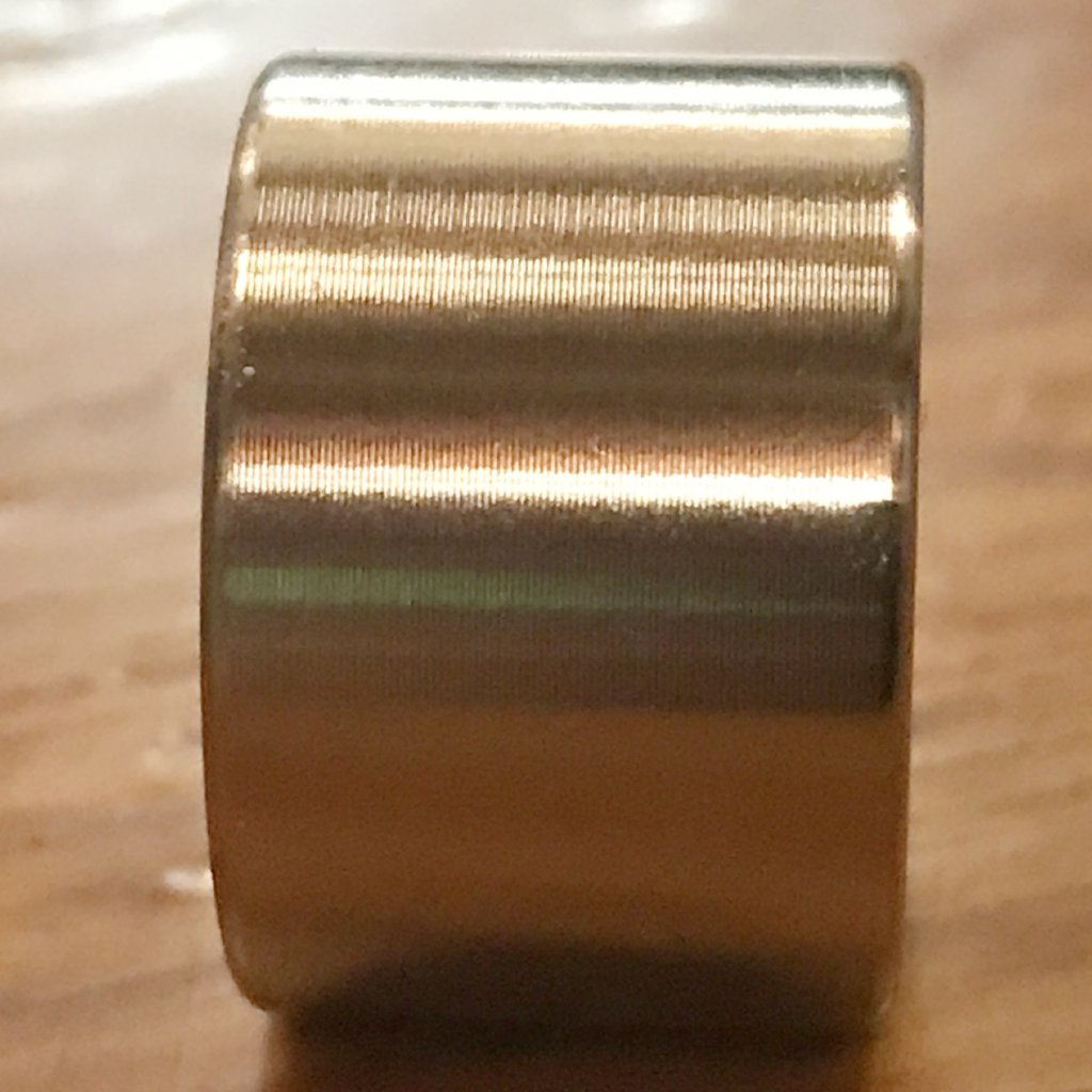 EXTSW .383” ID x .740" OD x 1/2” Thick 316 Stainless Spacer