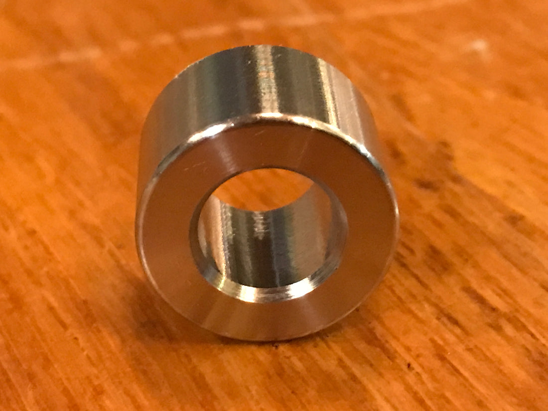 EXTSW .383” ID x .740" OD x 1/2” Thick 316 Stainless Spacer