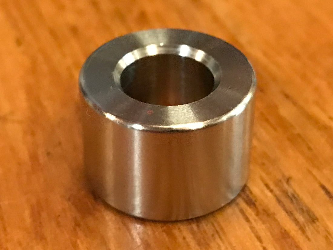 EXTSW .383” ID x .740" OD x 1/2” Thick 316 Stainless Spacer