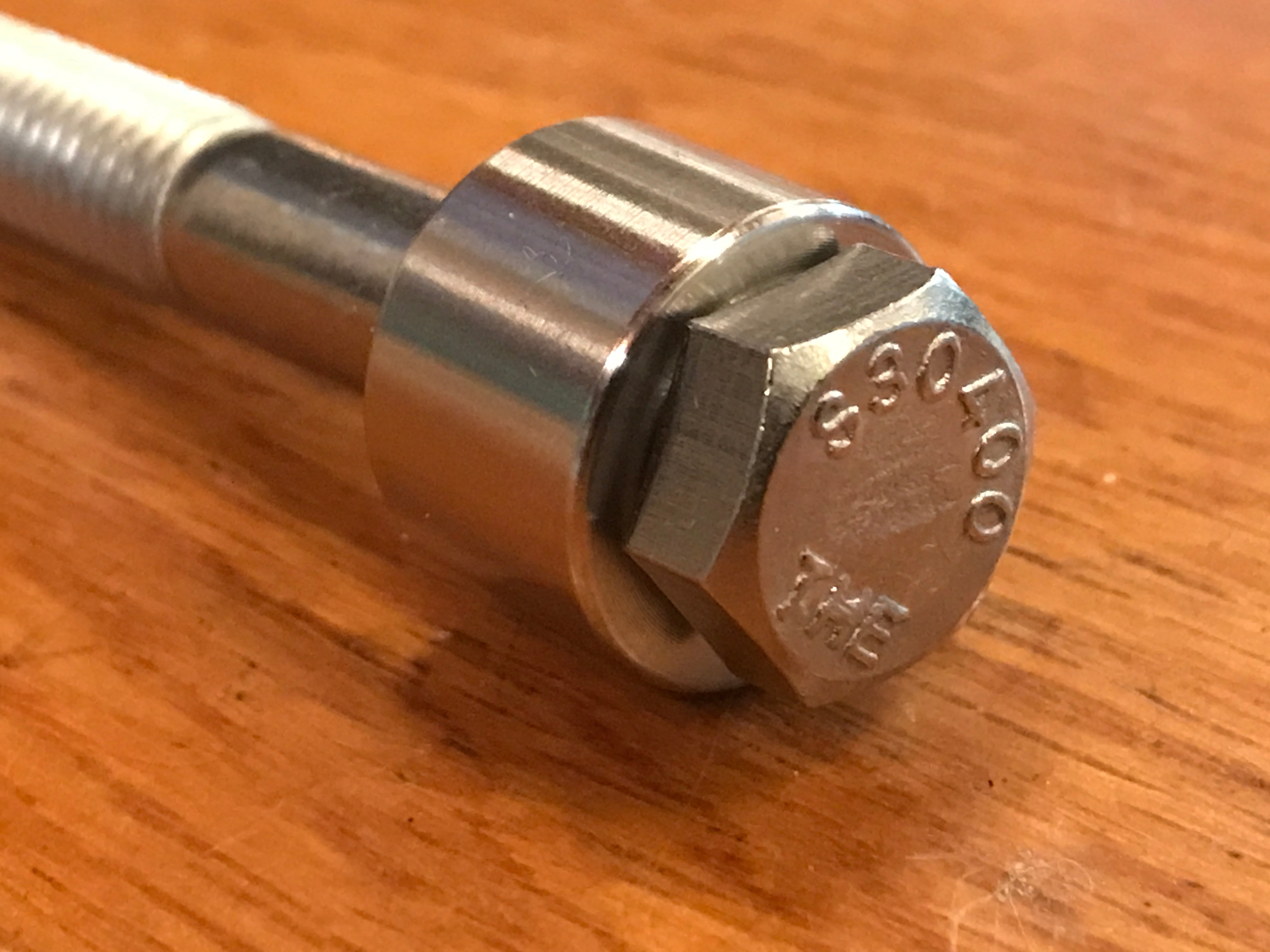 EXTSW .383” ID x .740" OD x 1/2” Thick 316 Stainless Spacer