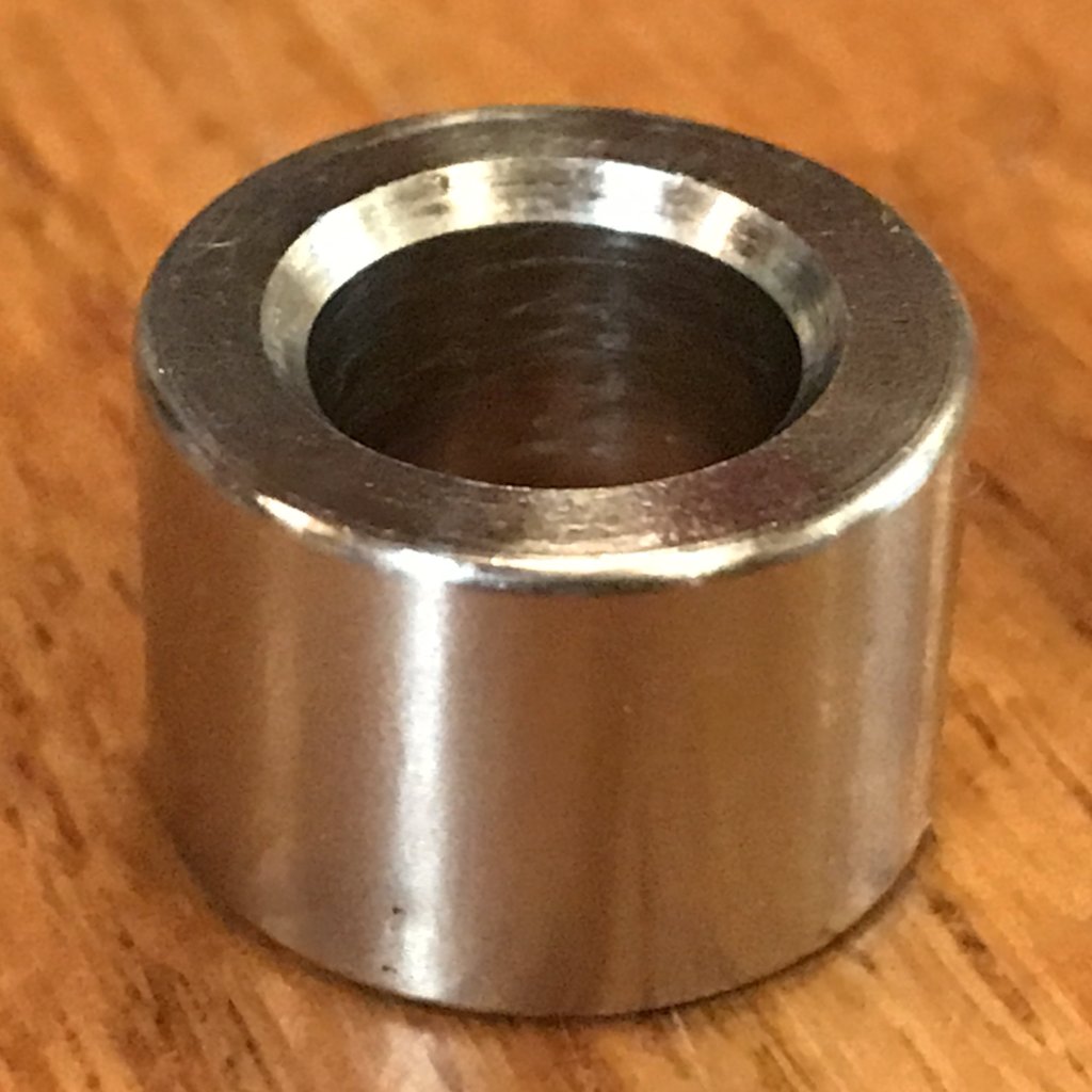 EXTSW 7/16” ID x .740" OD x 1/2" Thick 304 Stainless Spacer