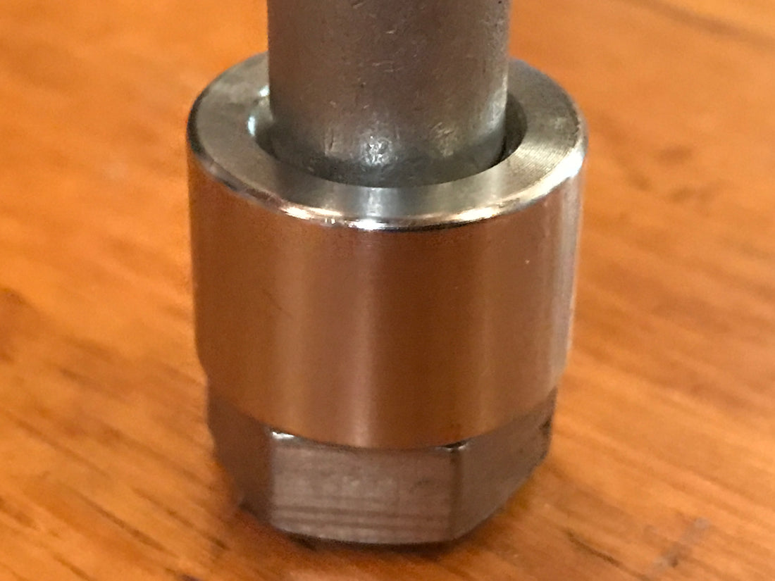EXTSW 7/16” ID x .740" OD x 1/2" Thick 304 Stainless Spacer