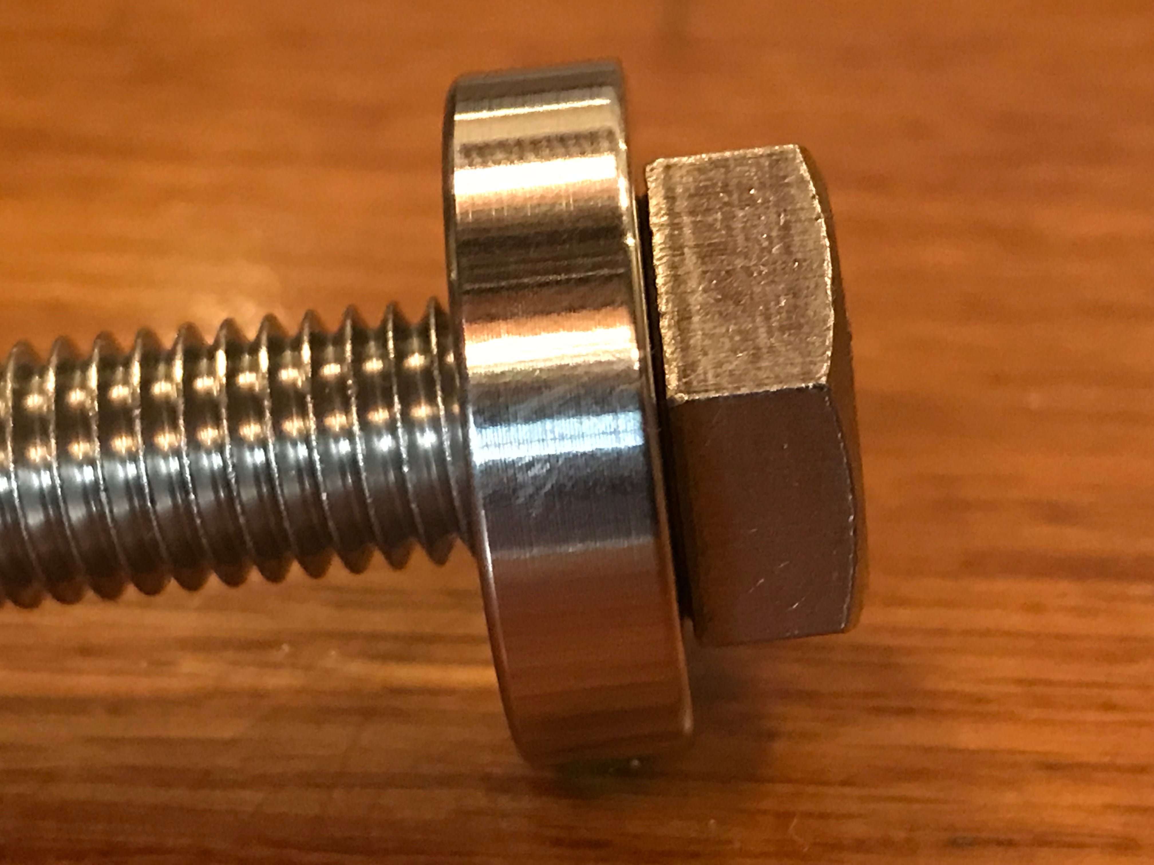 EXTSW 10.16 mm ID x 25.15 mm OD x 6.35 mm Thick 316 Stainless Washer