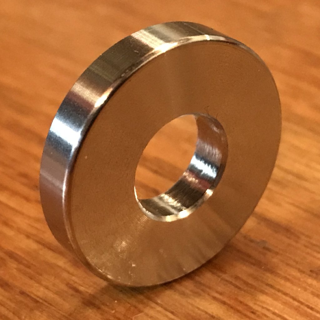 EXTSW 10.16 mm ID x 31.5 mm OD x 6.35 mm Thick 316 Stainless Washer