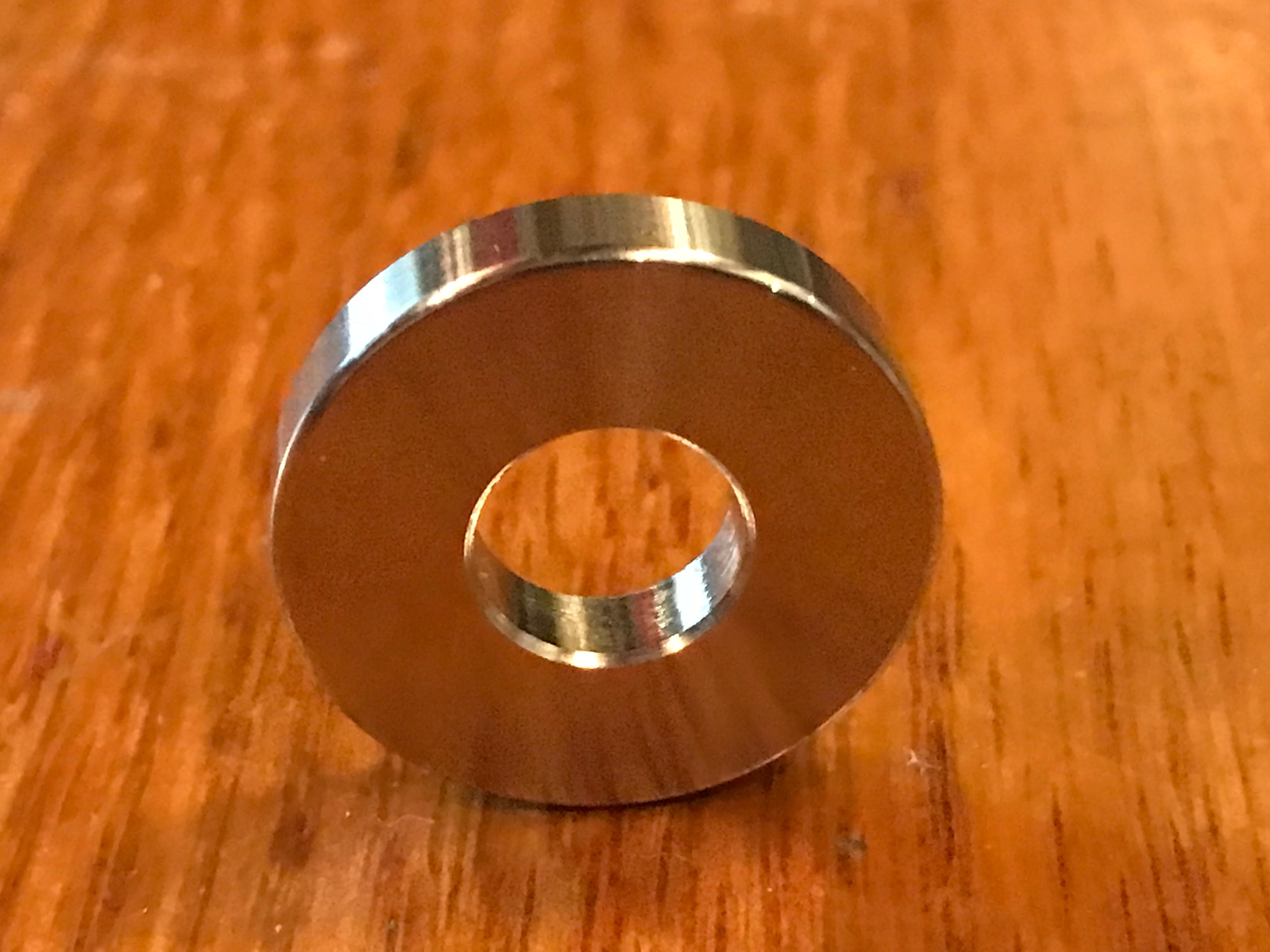 EXTSW 10.16 mm ID x 31.5 mm OD x 6.35 mm Thick 316 Stainless Washer