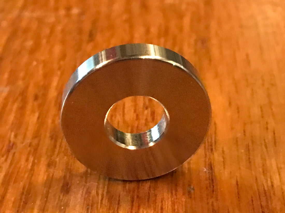 EXTSW 10.16 mm ID x 31.5 mm OD x 6.35 mm Thick 316 Stainless Washer