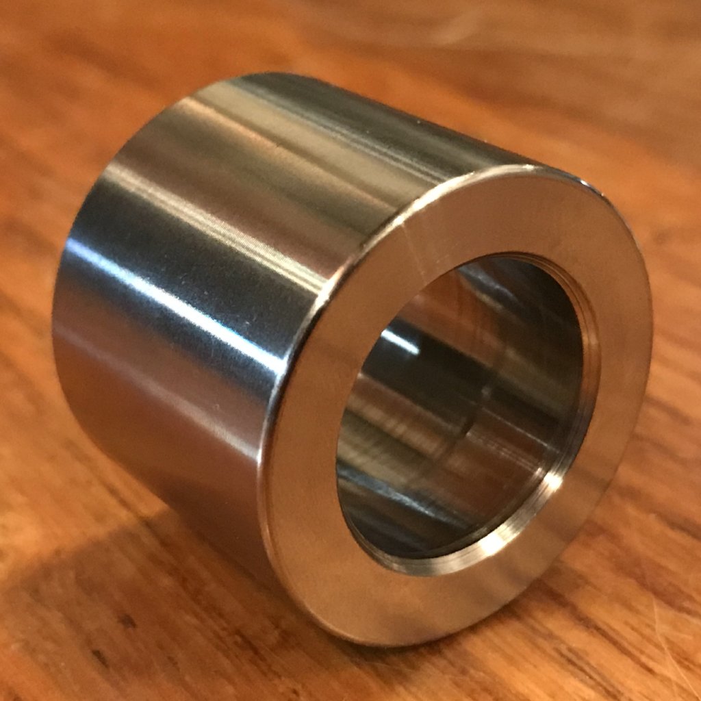 EXTSW .783” ID x 1.240" OD x 1" Long 304 Stainless Spacer