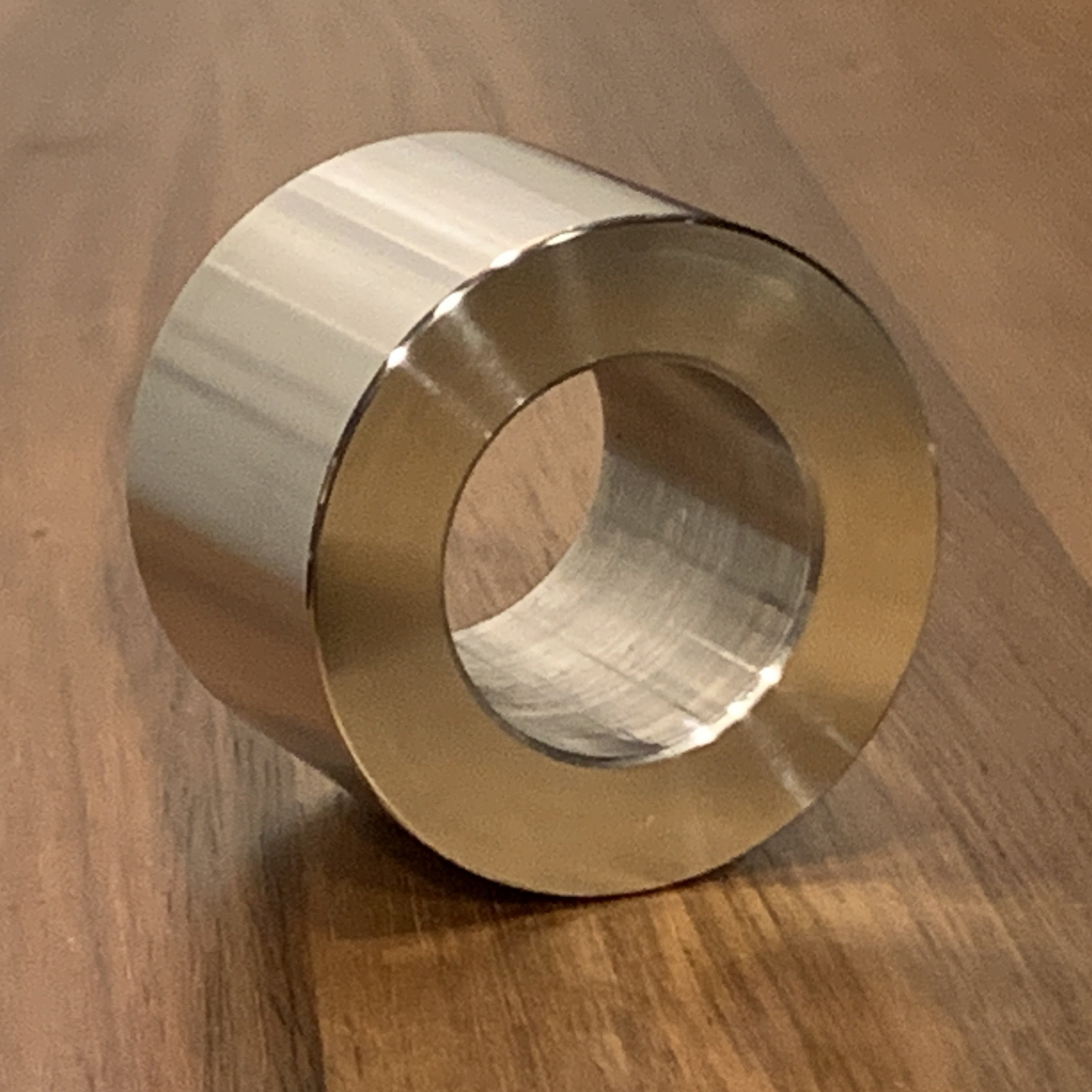 EXTSW 1.007" ID x  1.740" OD x 1 1/8" Thick 316 Stainless Spacer