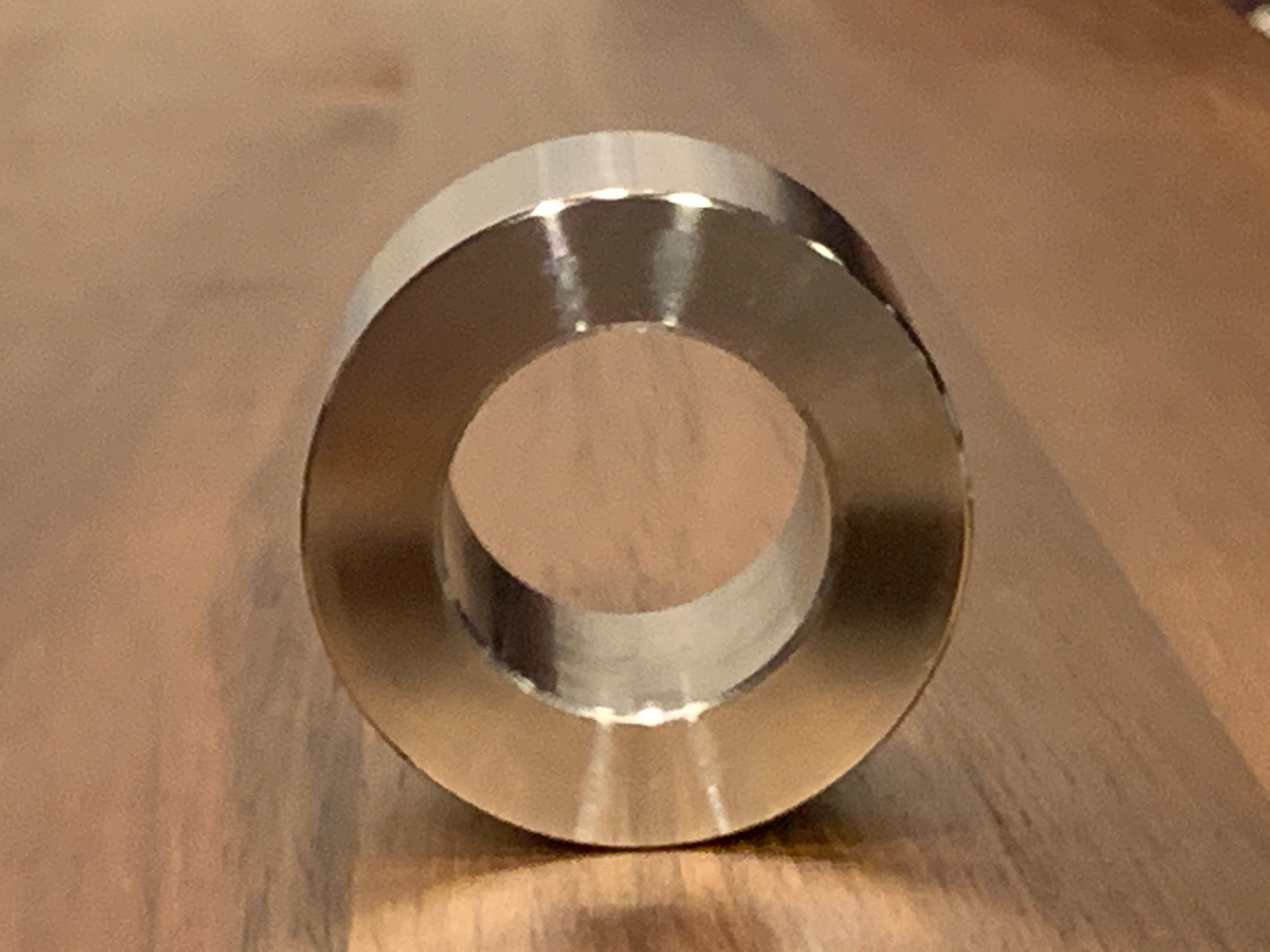 EXTSW 1.007" ID x  1.740" OD x 1 1/8" Thick 316 Stainless Spacer