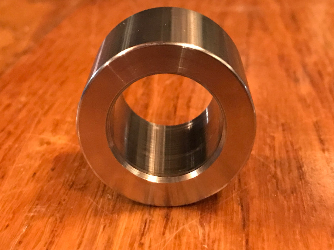 EXTSW .783” ID x 1.240" OD x 1" Long 304 Stainless Spacer