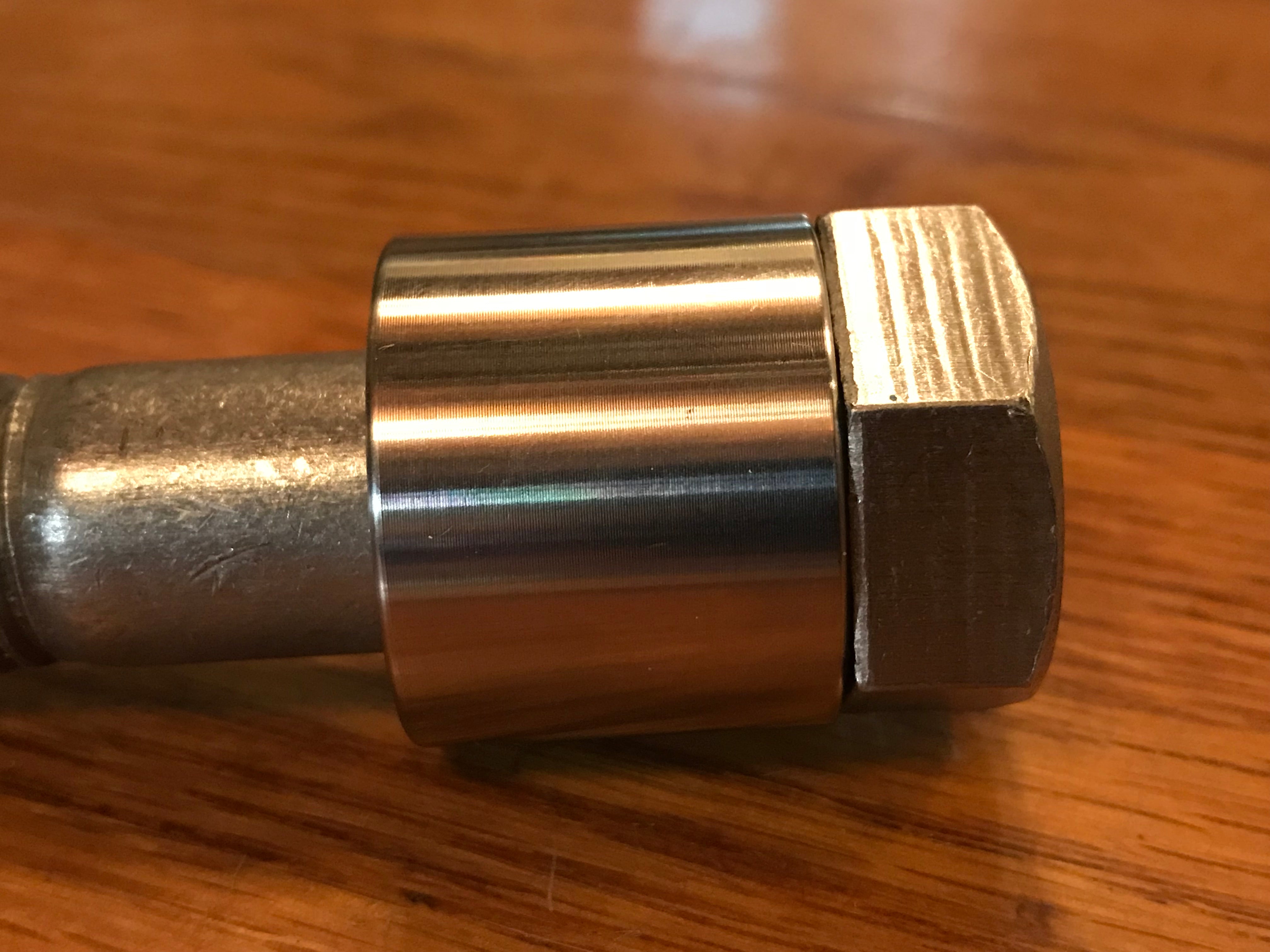 EXTSW .783” ID x 1.240" OD x 1" Long 304 Stainless Spacer