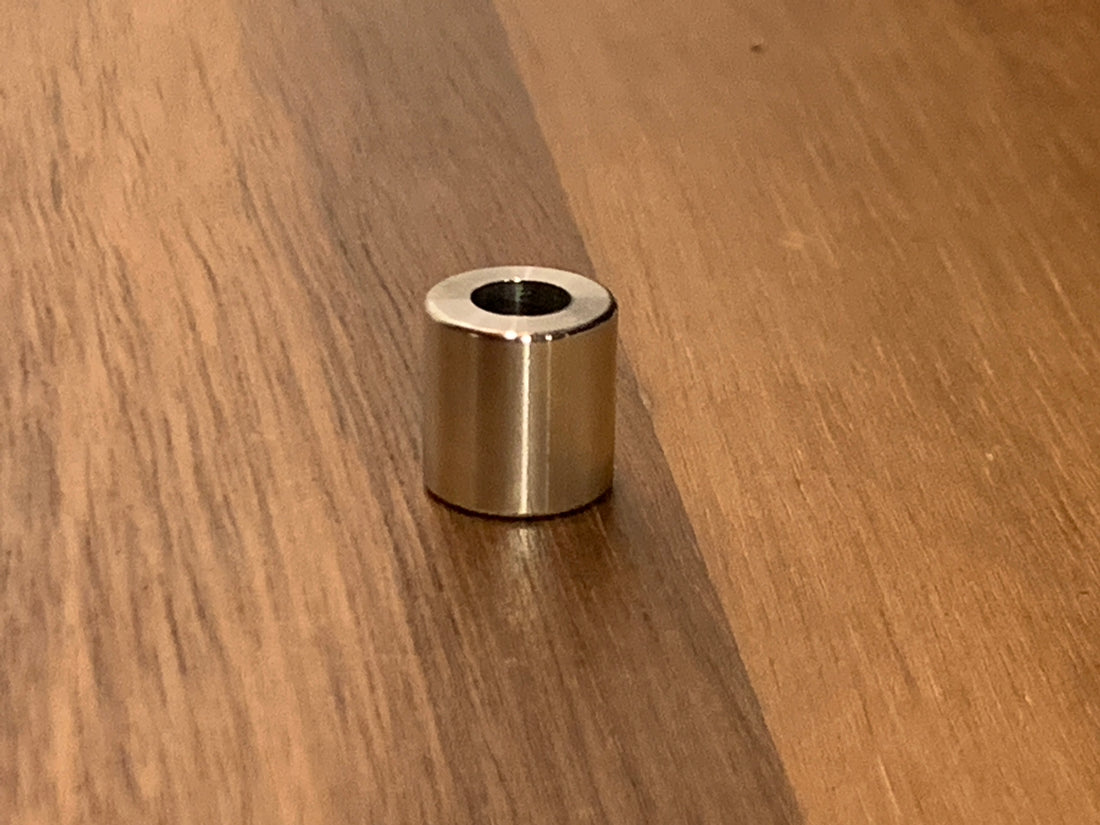 EXTSW .257” ID x .490" OD x 1/2” Long 316 Stainless Spacer