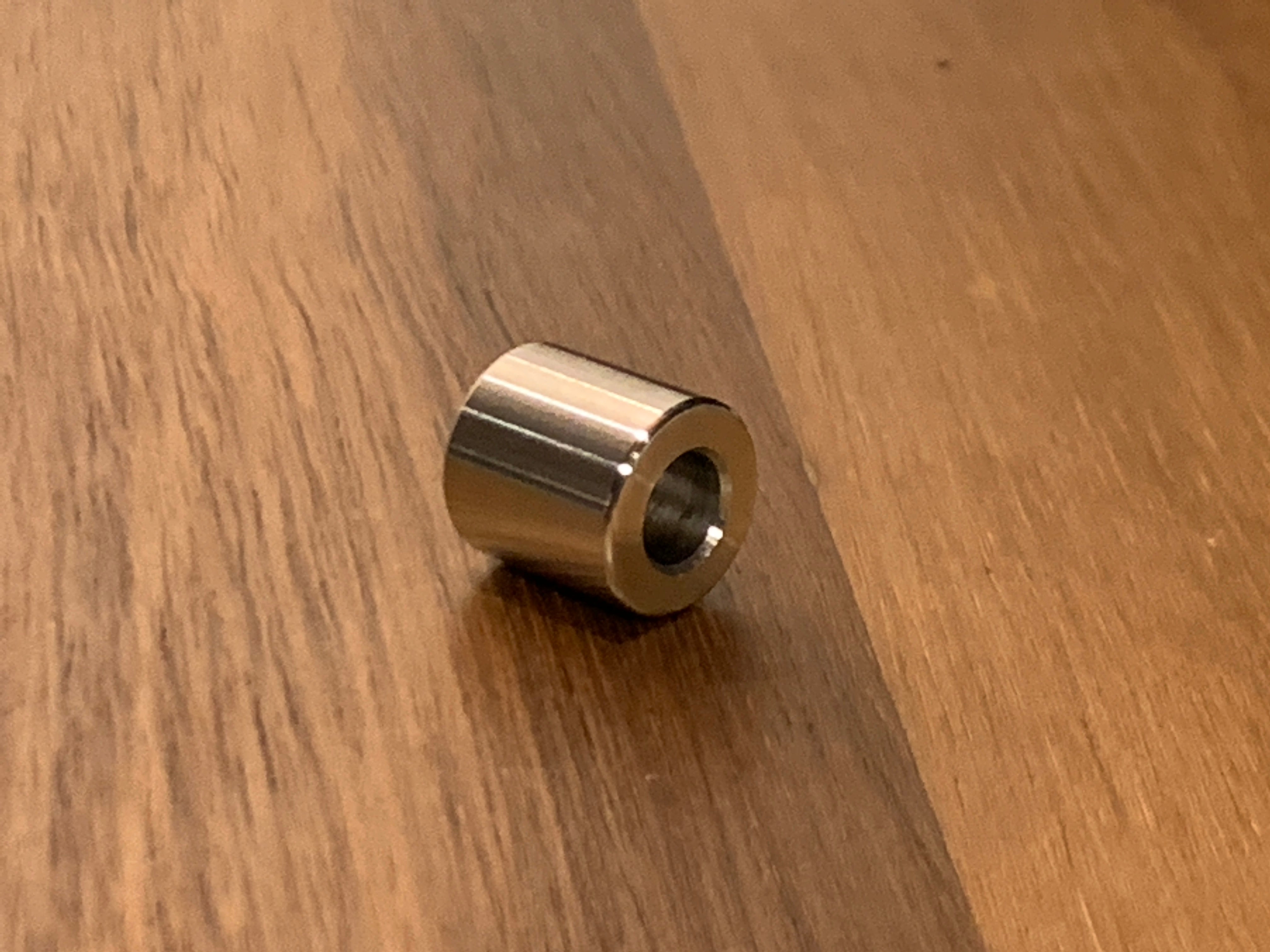 EXTSW .257” ID x .490" OD x 1/2” Long 316 Stainless Spacer