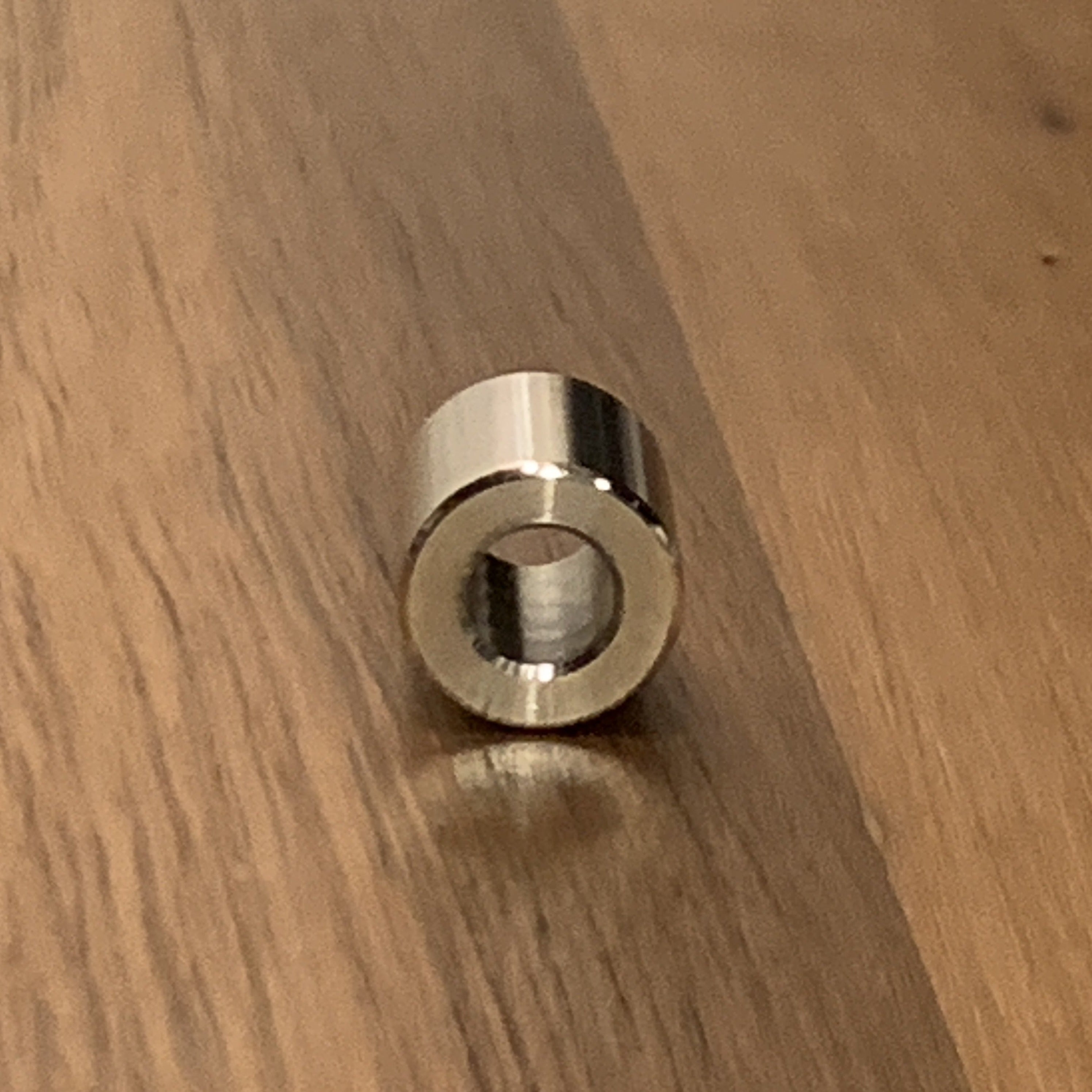 EXTSW .257” ID x .490" OD x 1/2” Long 316 Stainless Spacer