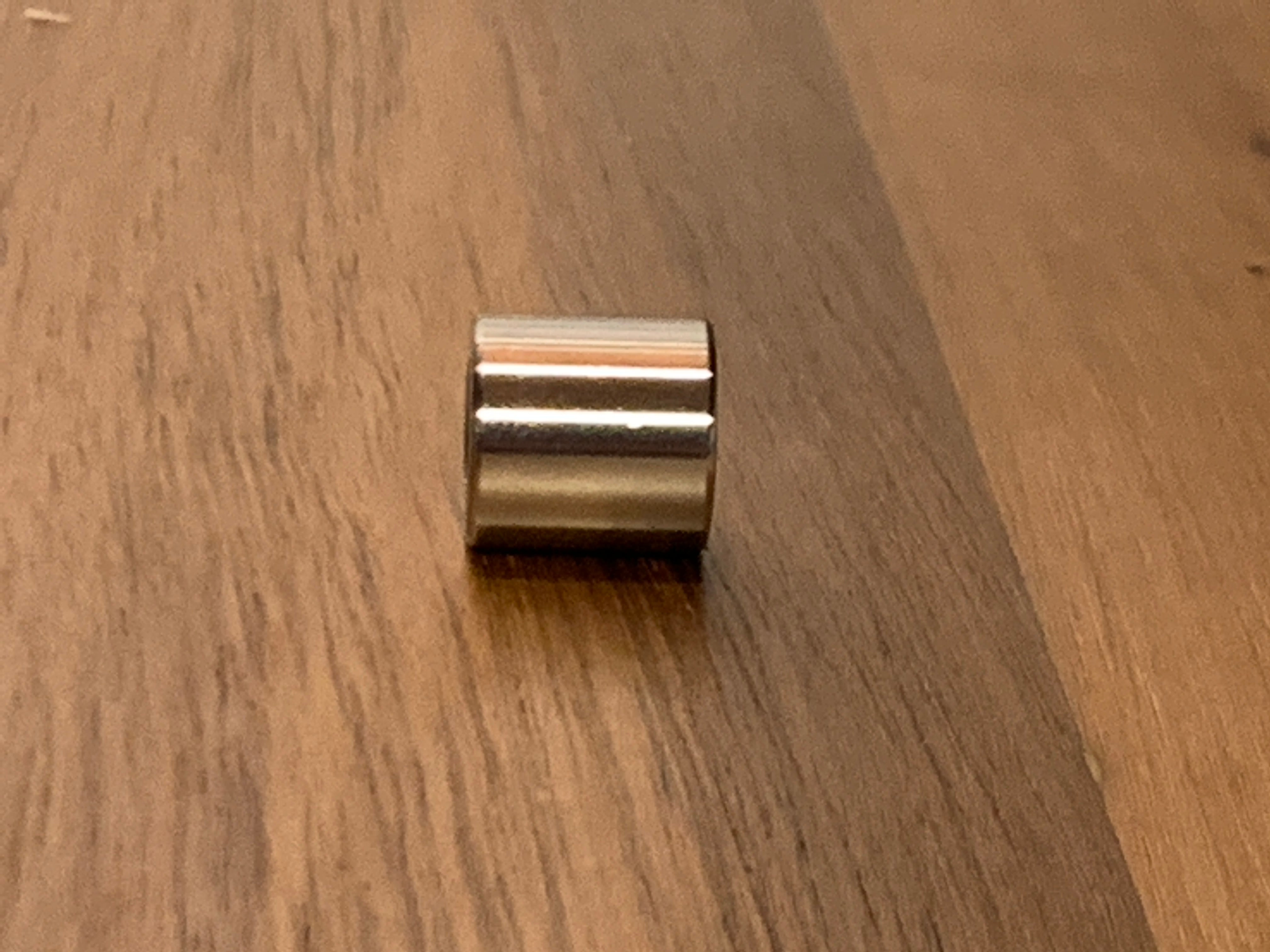 EXTSW .257” ID x .490" OD x 1/2” Long 316 Stainless Spacer