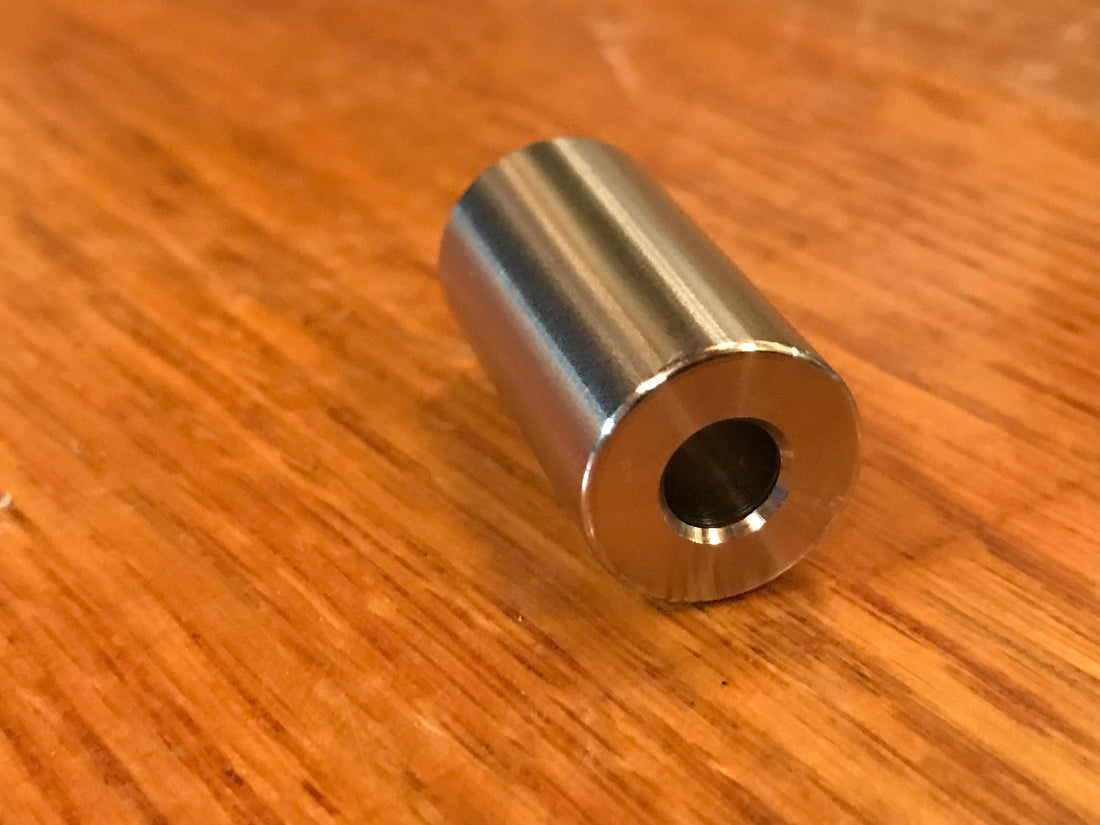 EXTSW .257” ID x .615" OD x 1 1/8" Long 316 Stainless Spacer