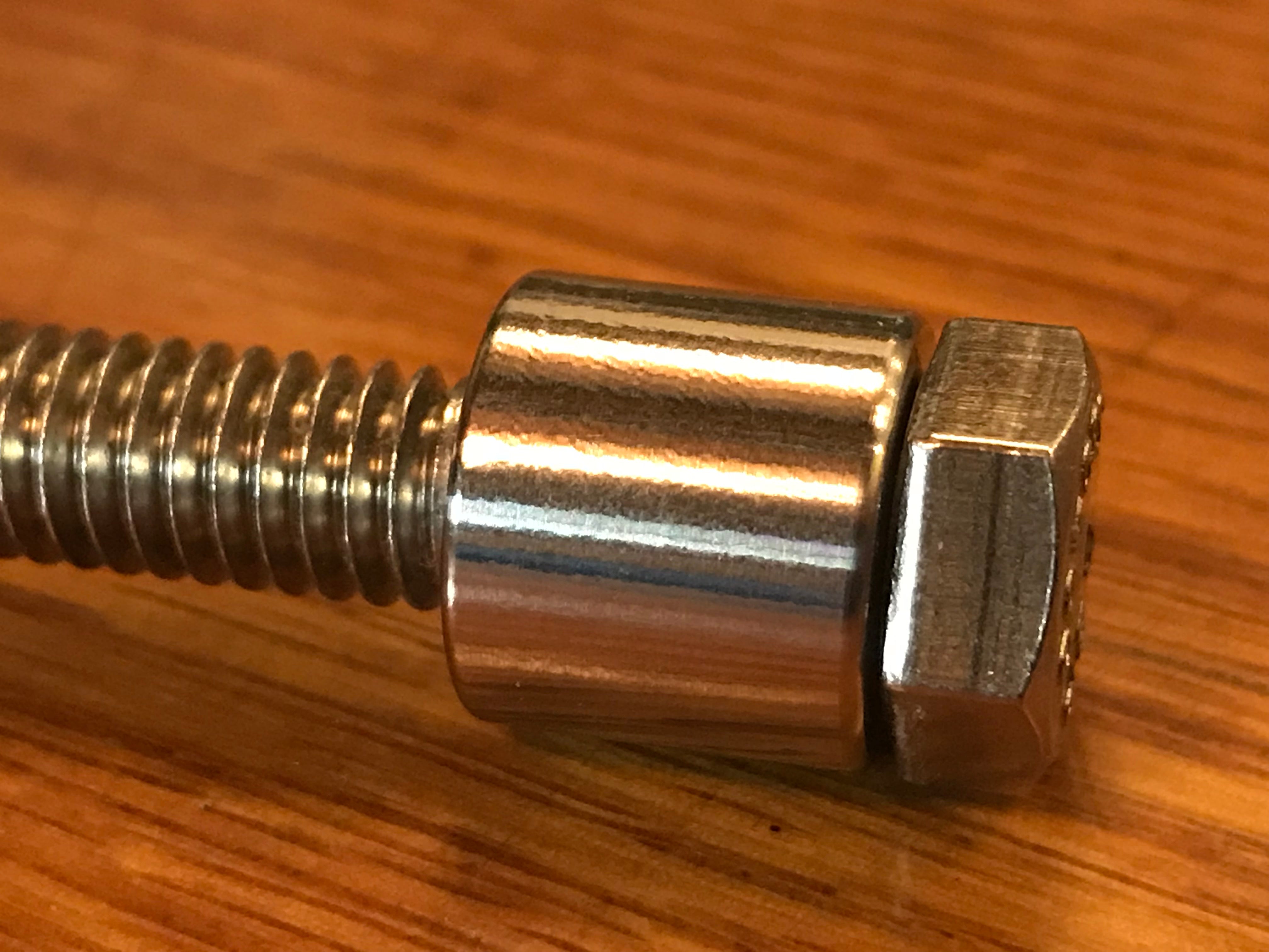 EXTSW .323" ID x .562" OD x 1/2" Long 316 Stainless Spacer