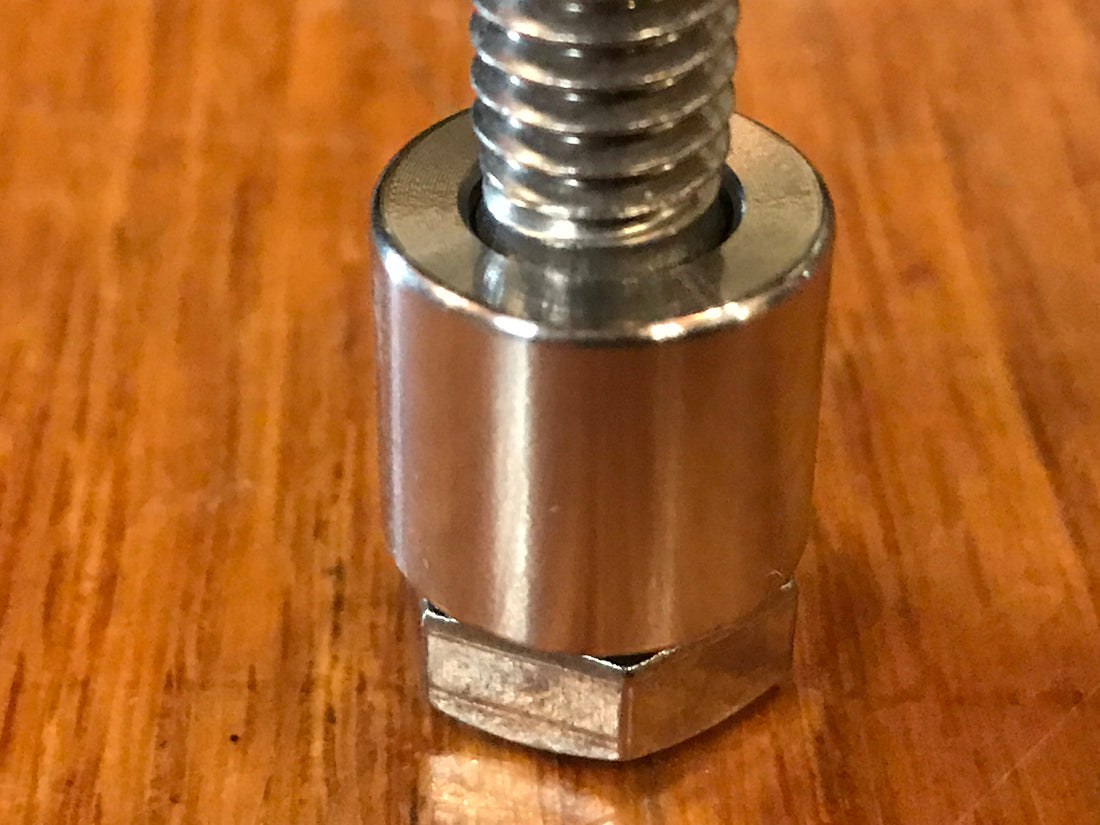 EXTSW .323" ID x .562" OD x 1/2" Long 316 Stainless Spacer