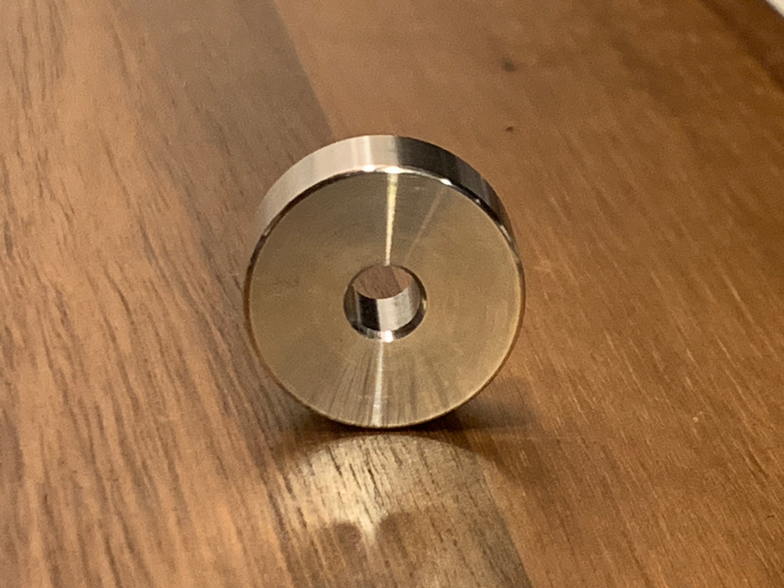EXTSW .257” ID x .990"  OD x 3/8” Long 316 Stainless Spacer