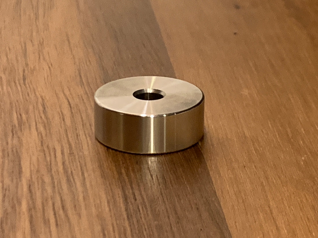EXTSW .257” ID x .990"  OD x 3/8” Long 316 Stainless Spacer