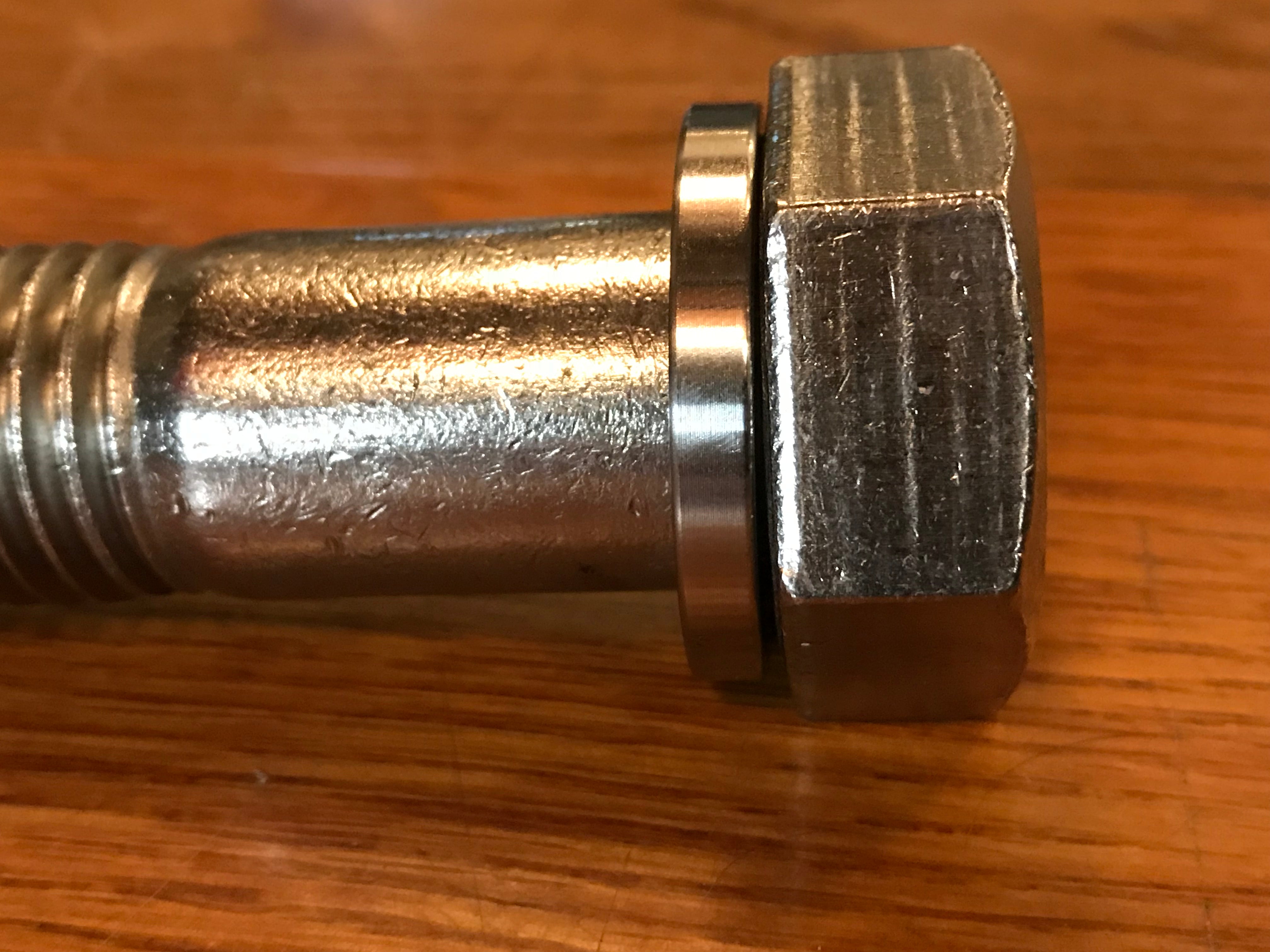 EXTSW 1.032" ID x 1.490" OD x 3/16" Thick 316 Stainless Washer