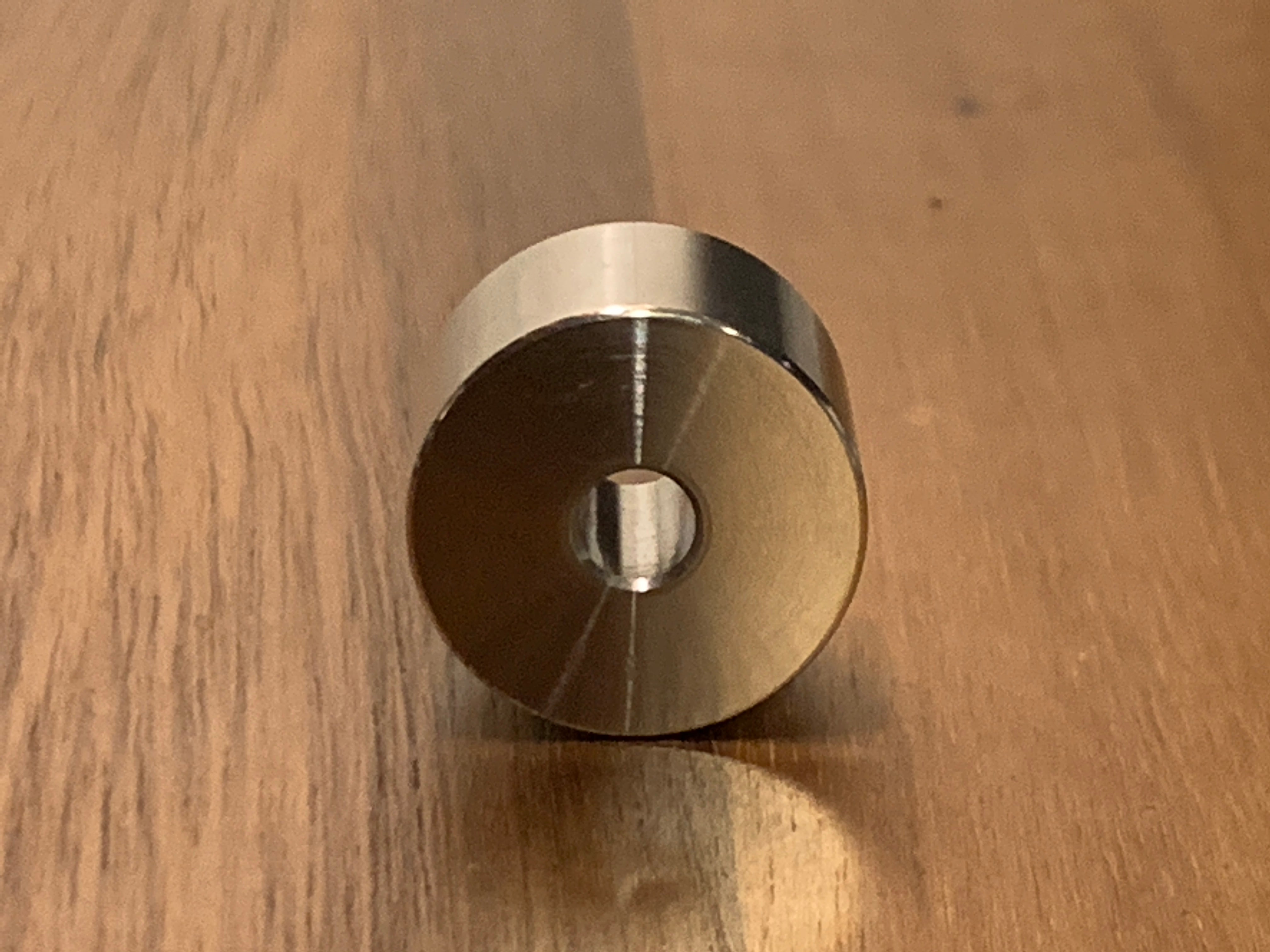 EXTSW .257” ID x .990" OD x 5/8" Long 316 Stainless Spacer