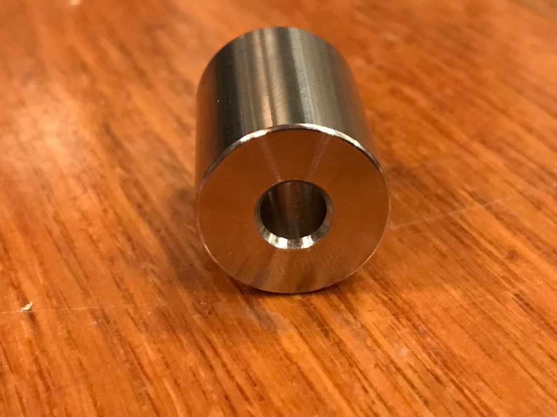 EXTSW .257” ID x .740" OD x 1" Long 316 Stainless Spacer