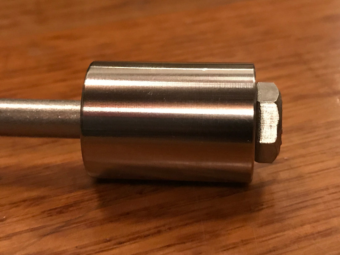EXTSW .257” ID x .740" OD x 1" Long 304 Stainless Spacer