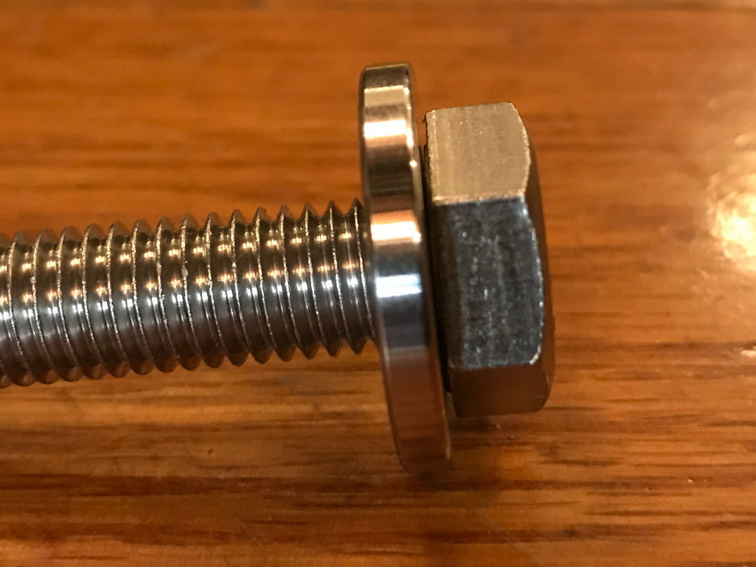 EXTSW 10.16 mm ID x 25.15 mm OD x 3.2 mm Thick 316 Stainless Washer