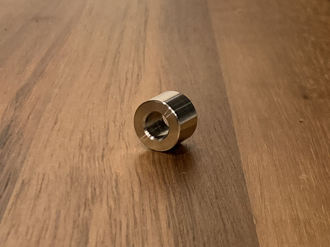 EXTSW .323” ID x .615" OD x 7/16" Long 316 Stainless Spacer