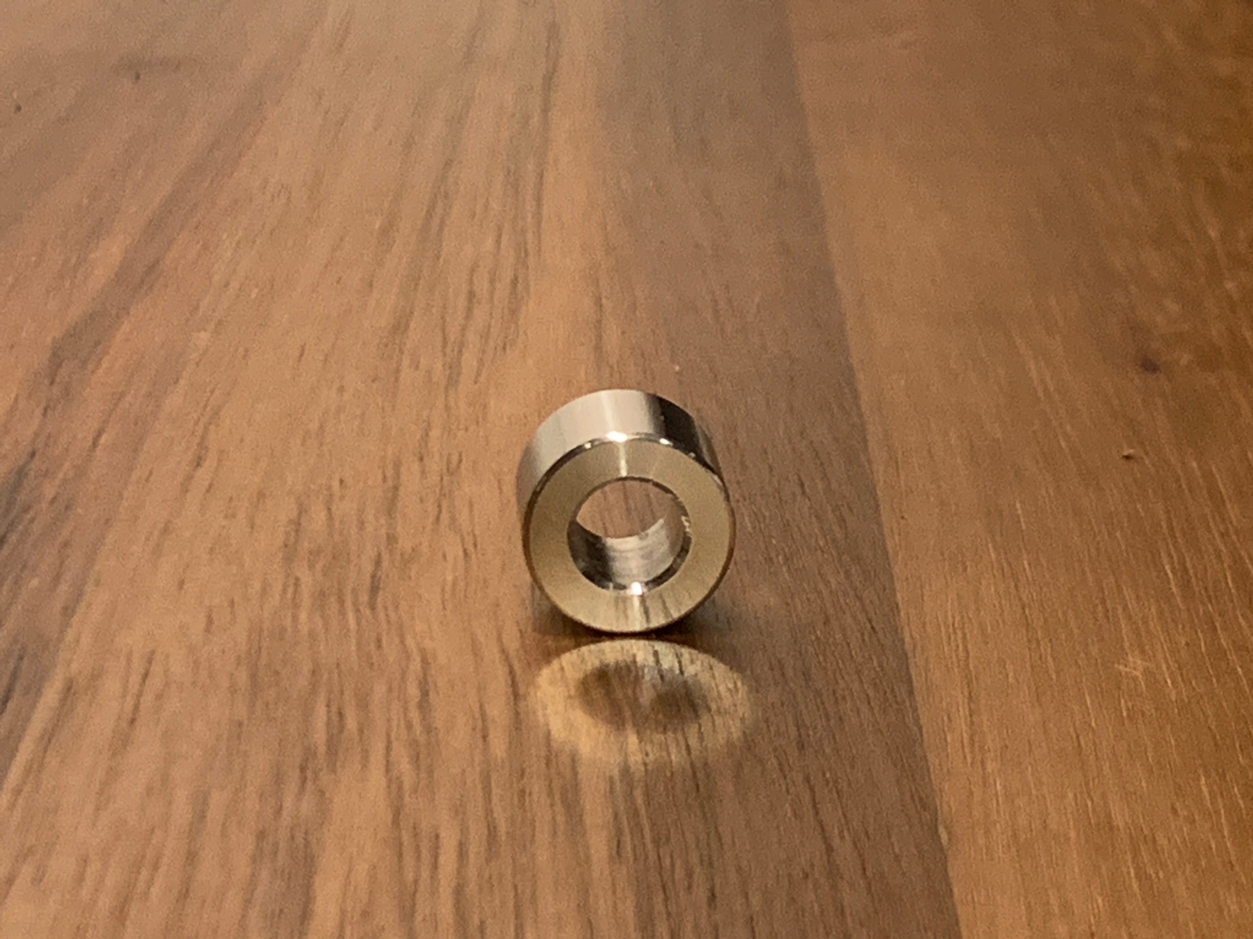 EXTSW .323” ID x .615" OD x 7/16" Long 316 Stainless Spacer