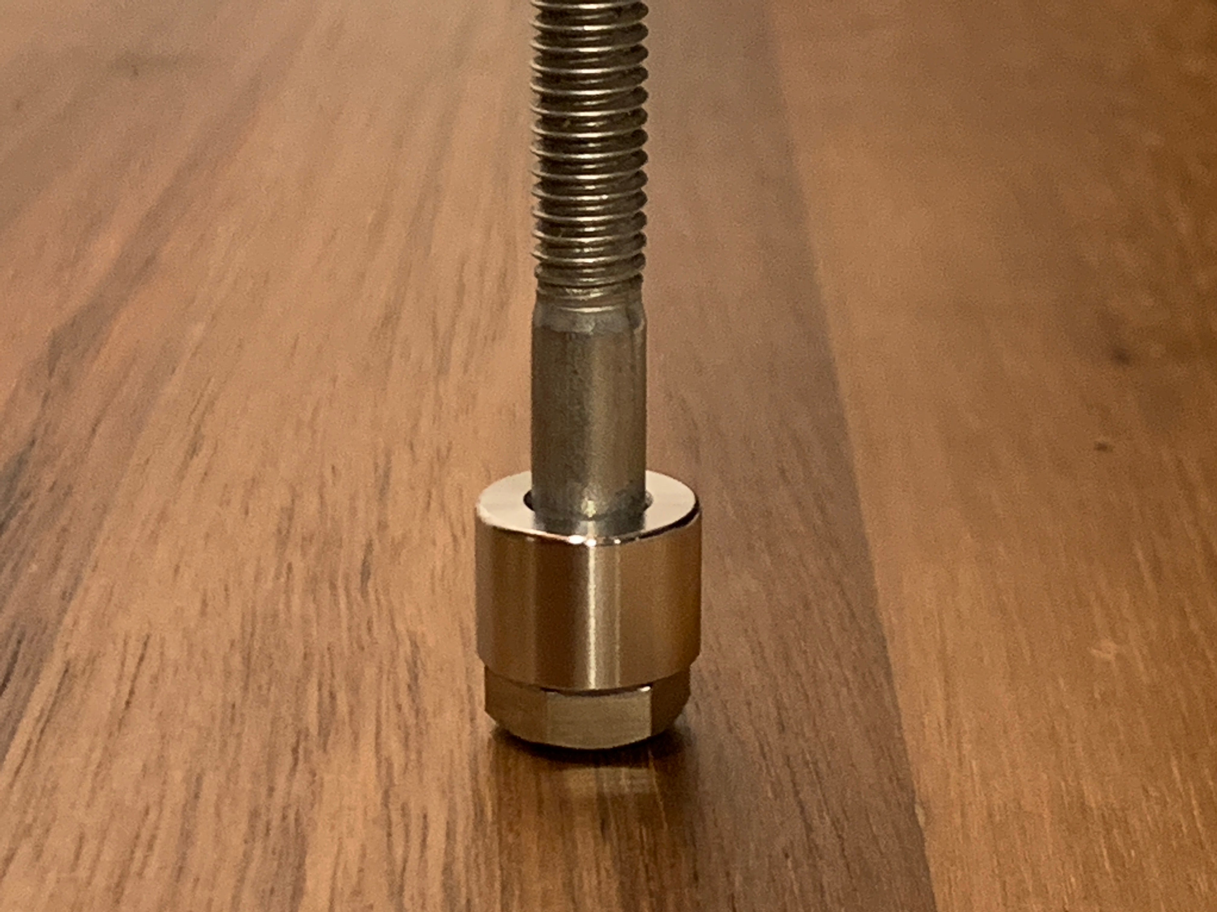 EXTSW .323” ID x .615" OD x 7/16" Long 316 Stainless Spacer