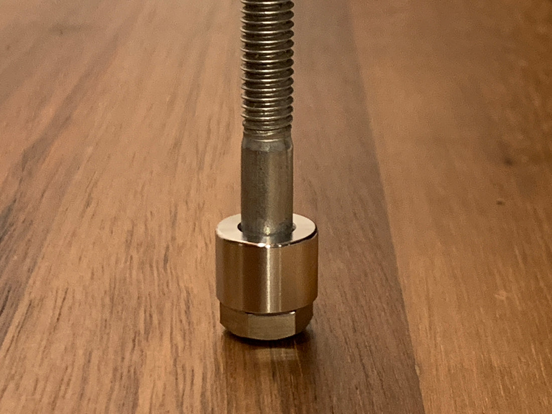 EXTSW .323” ID x .615" OD x 7/16" Long 316 Stainless Spacer