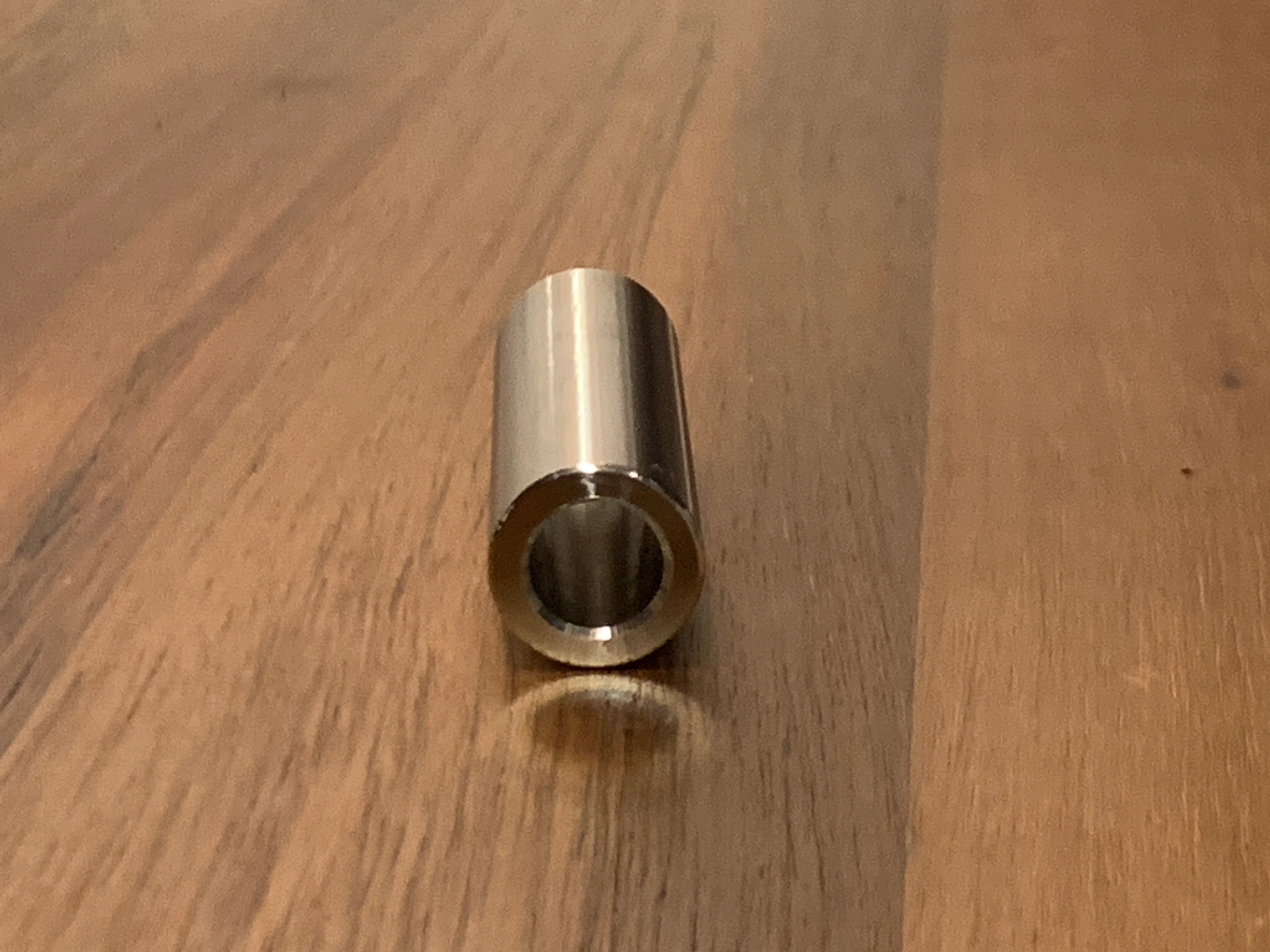EXTSW .383” ID x .615" OD x 2 1/8” thick 316 Stainless Shaft Spacer