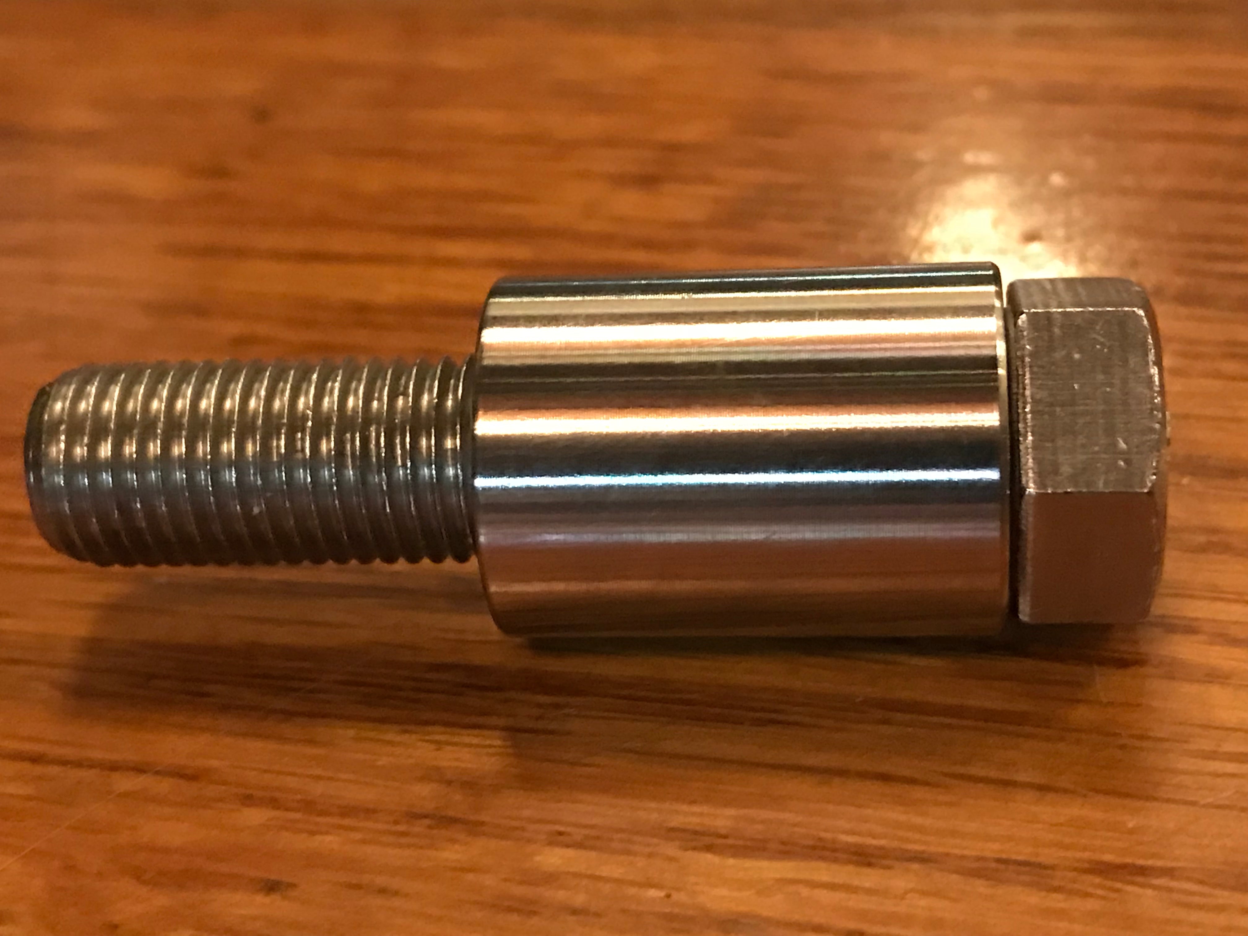 EXTSW .443” ID x .740" OD x 1" Long 316 Stainless Spacer