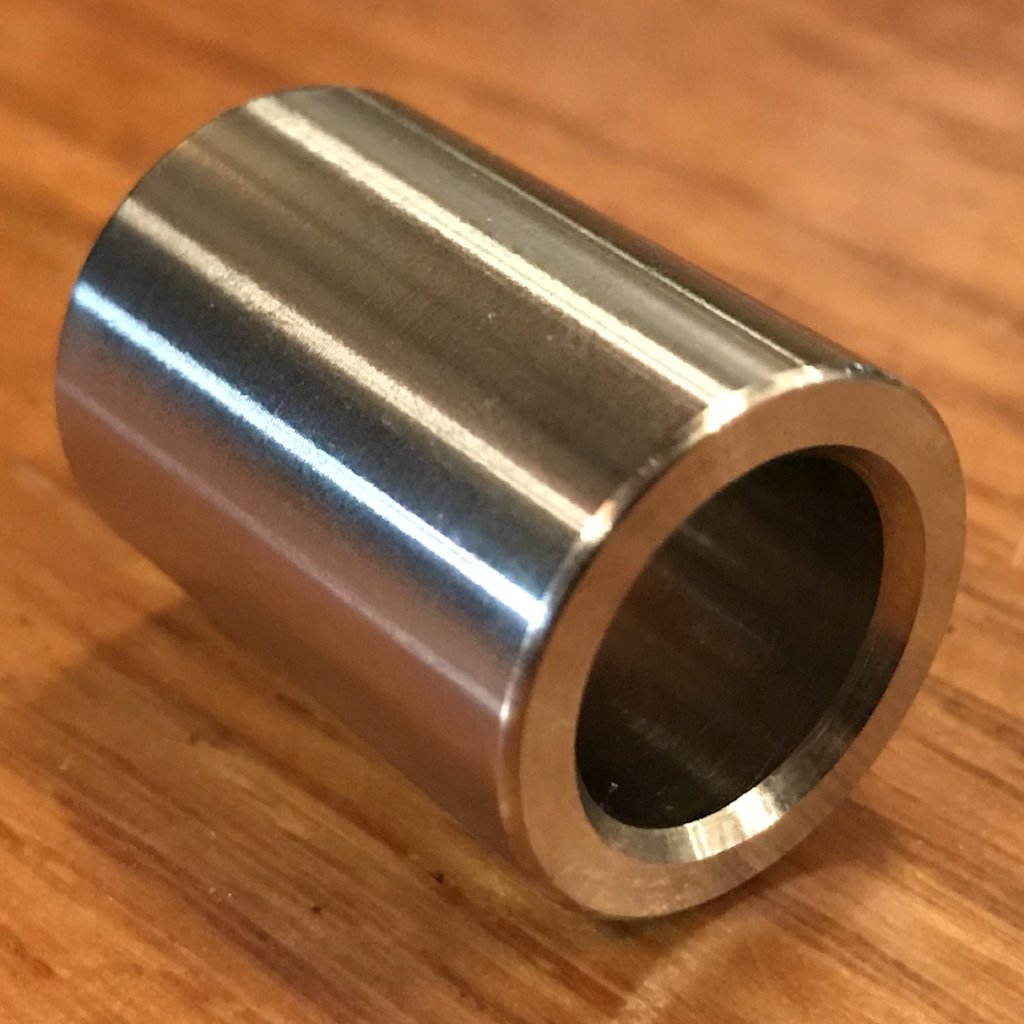 EXTSW 1/2" ID x .740" OD x 1" Thick 304 Stainless Spacer