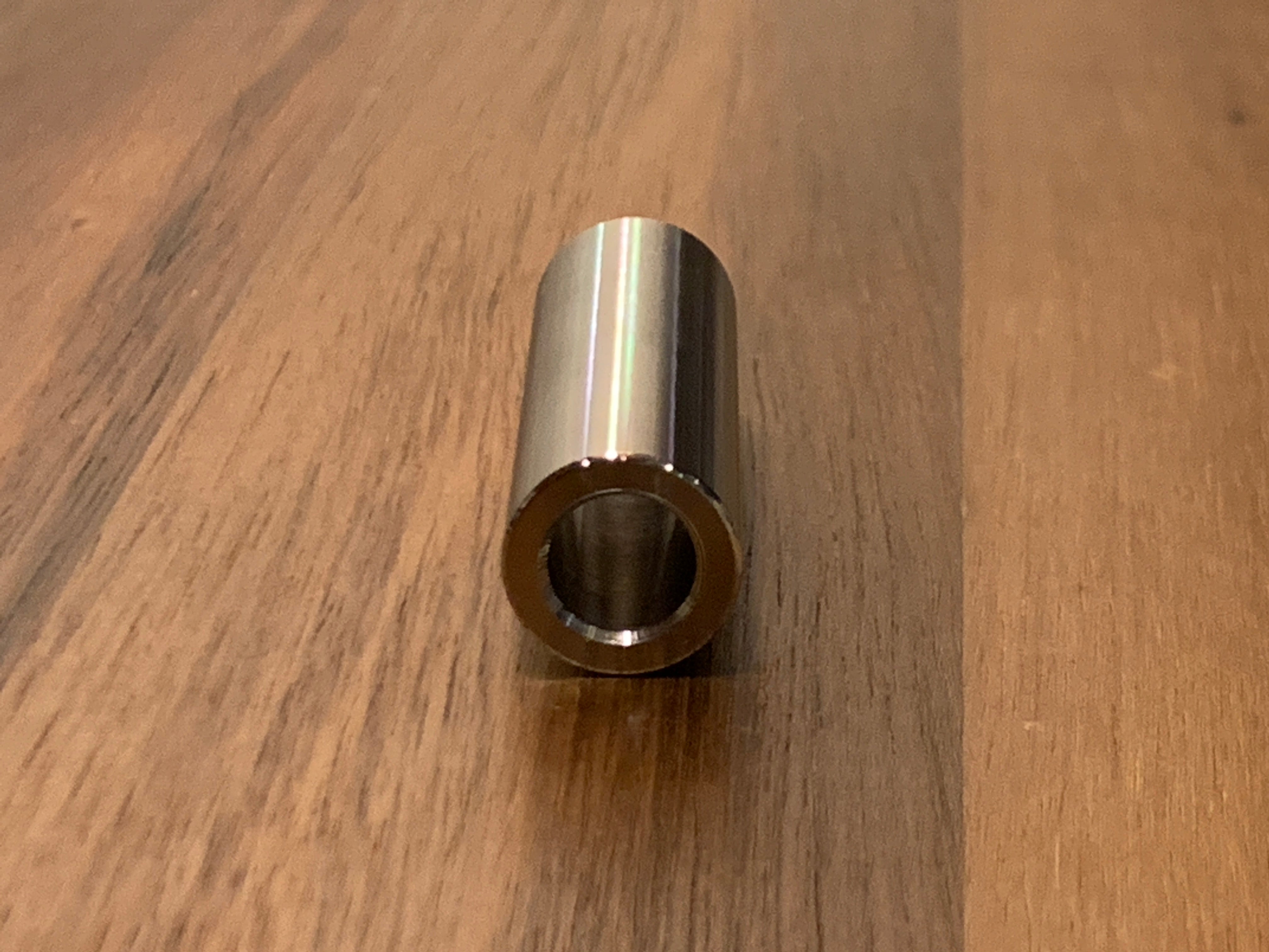 EXTSW .383”" ID x .615" OD x 2 1/2” thick 316 stainless Spacer