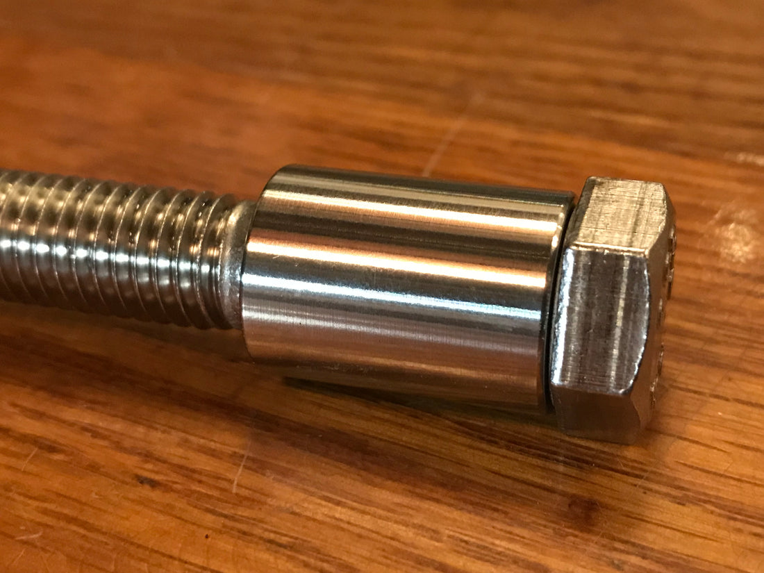 EXTSW 1/2" ID x .740" OD x 1" Thick 304 Stainless Spacer