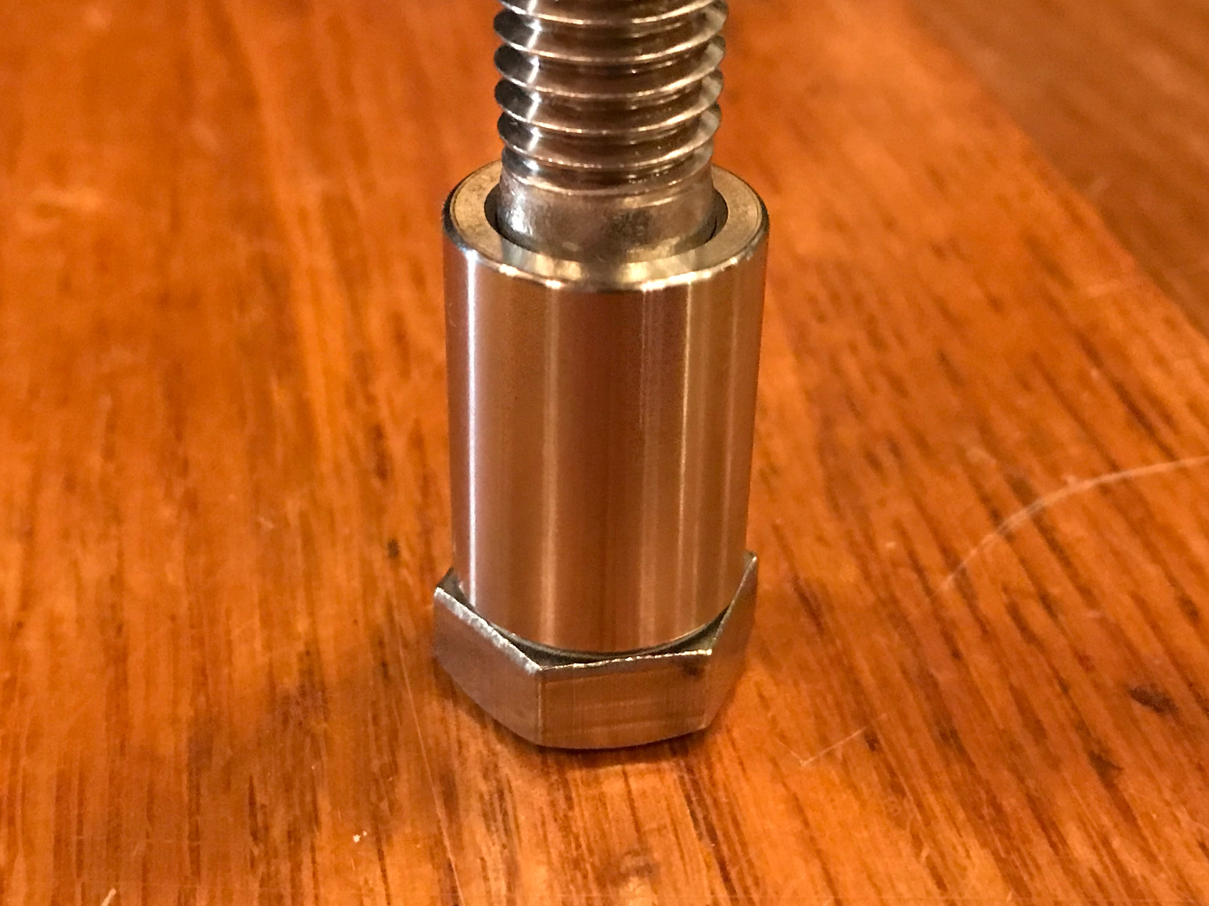 EXTSW 1/2" ID x .740" OD x 1 1/4" Long 304 Stainless Spacer