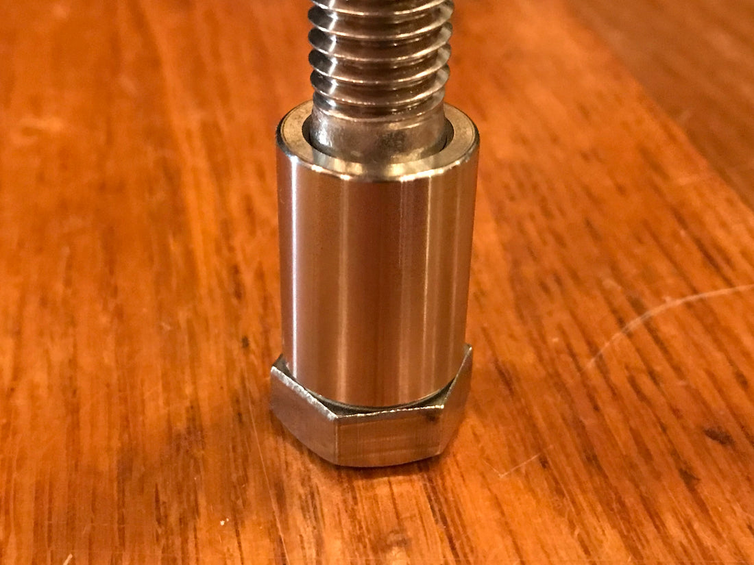 EXTSW 1/2" ID x .740" OD x 1 1/4" Long 304 Stainless Spacer