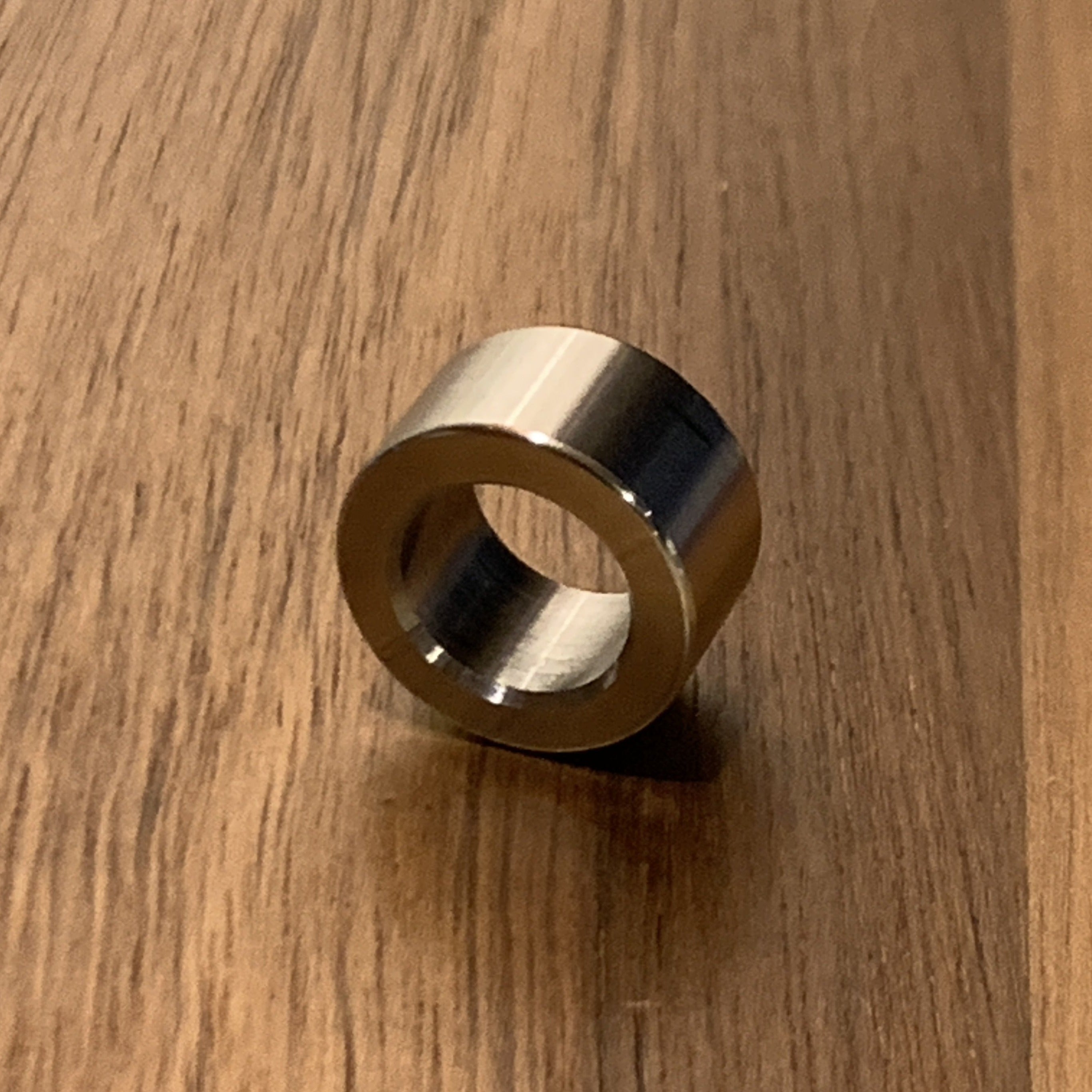 EXTSW .443” ID x .688" OD x 3/8” Thick 316 Stainless Spacer