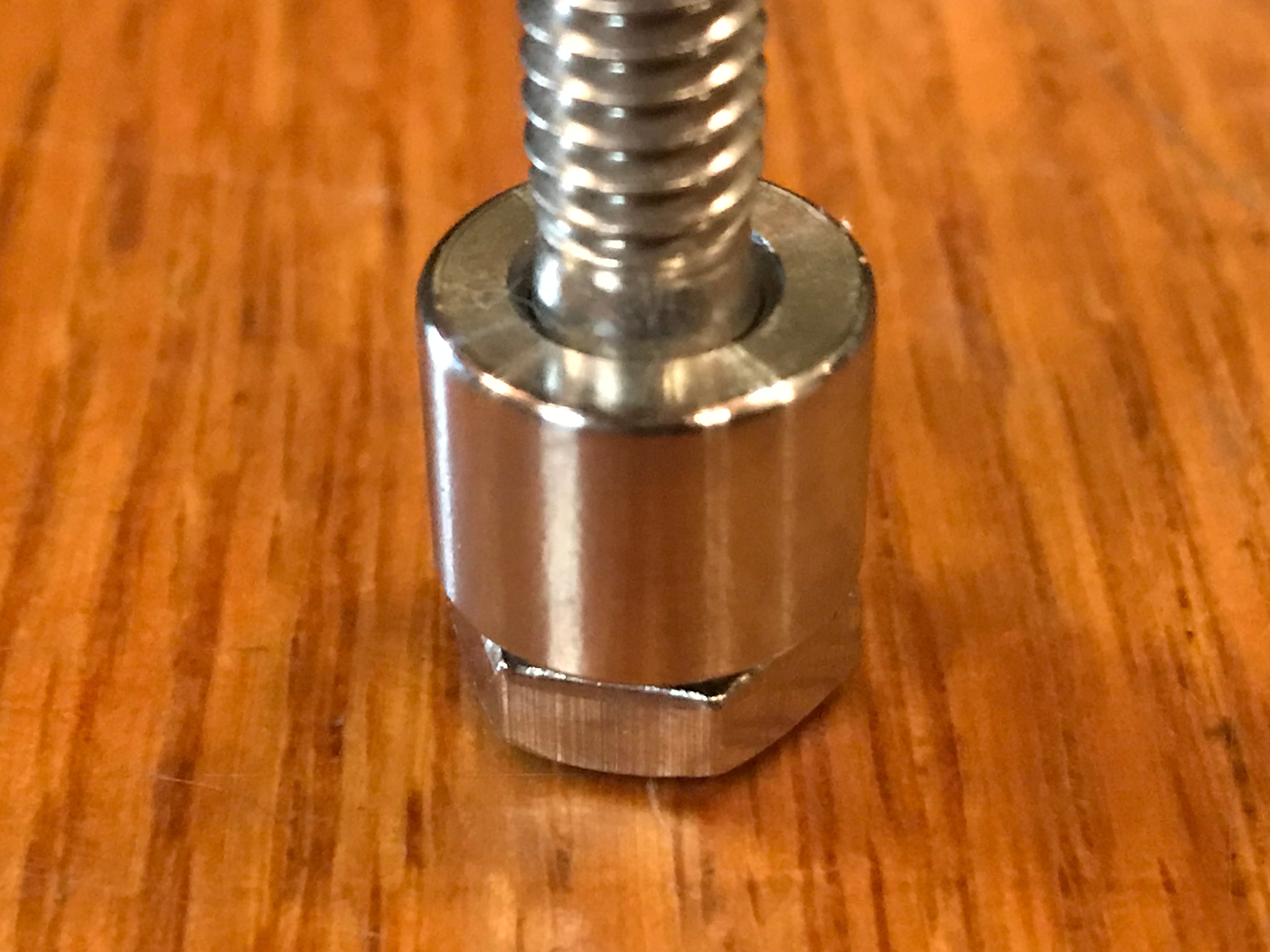 EXTSW .257” ID x .490" OD x 3/8” Long 316 Stainless Spacer