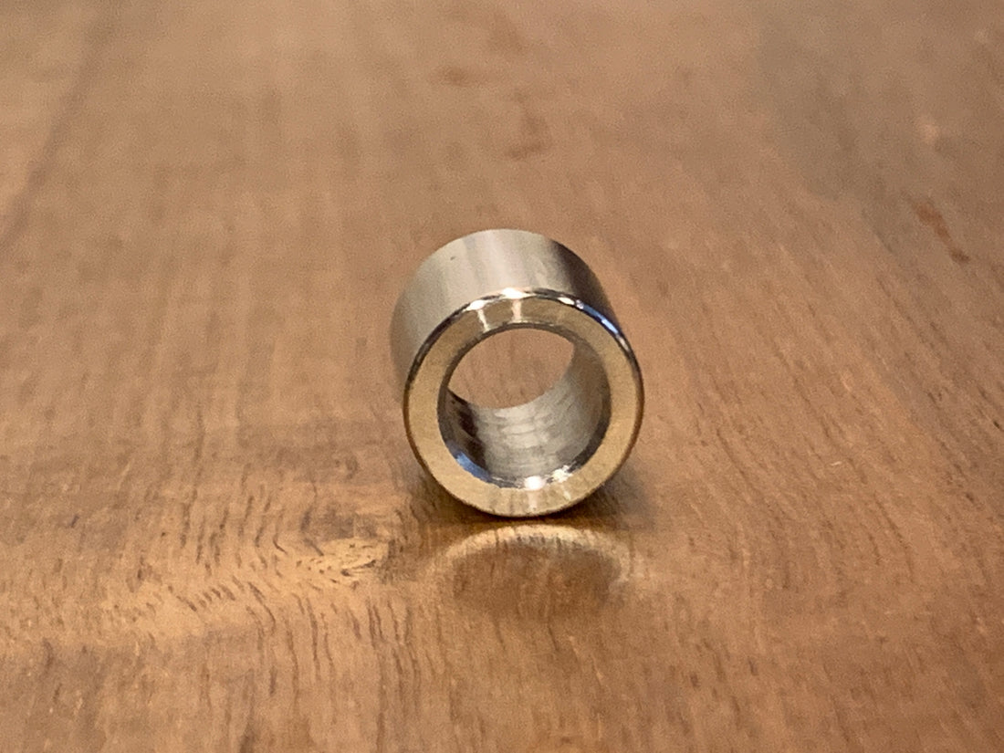 EXTSW .323” ID x .490" OD x 1/2” Thick 316 Stainless Spacer
