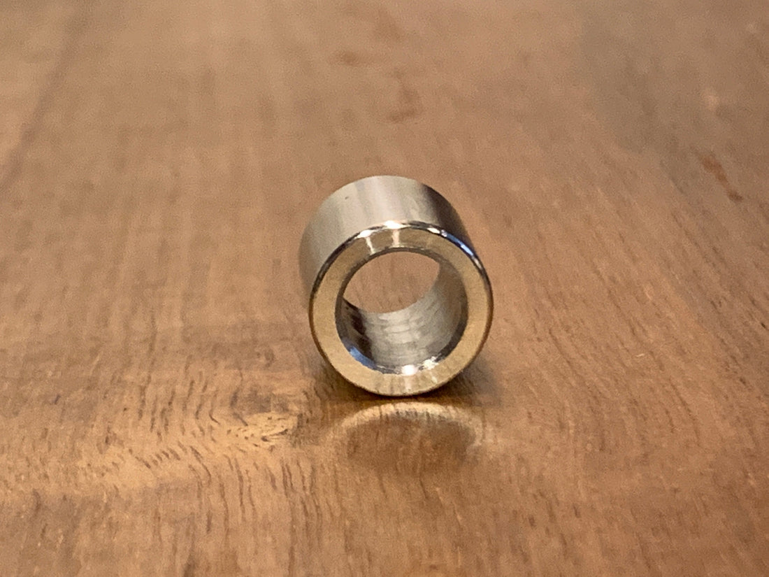 EXTSW .323” ID x .500" OD x 1/2” Thick 316 Stainless Spacer