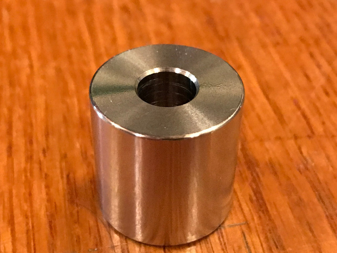 EXTSW .383” ID x .990" OD x 1" Long 304 Stainless Spacer