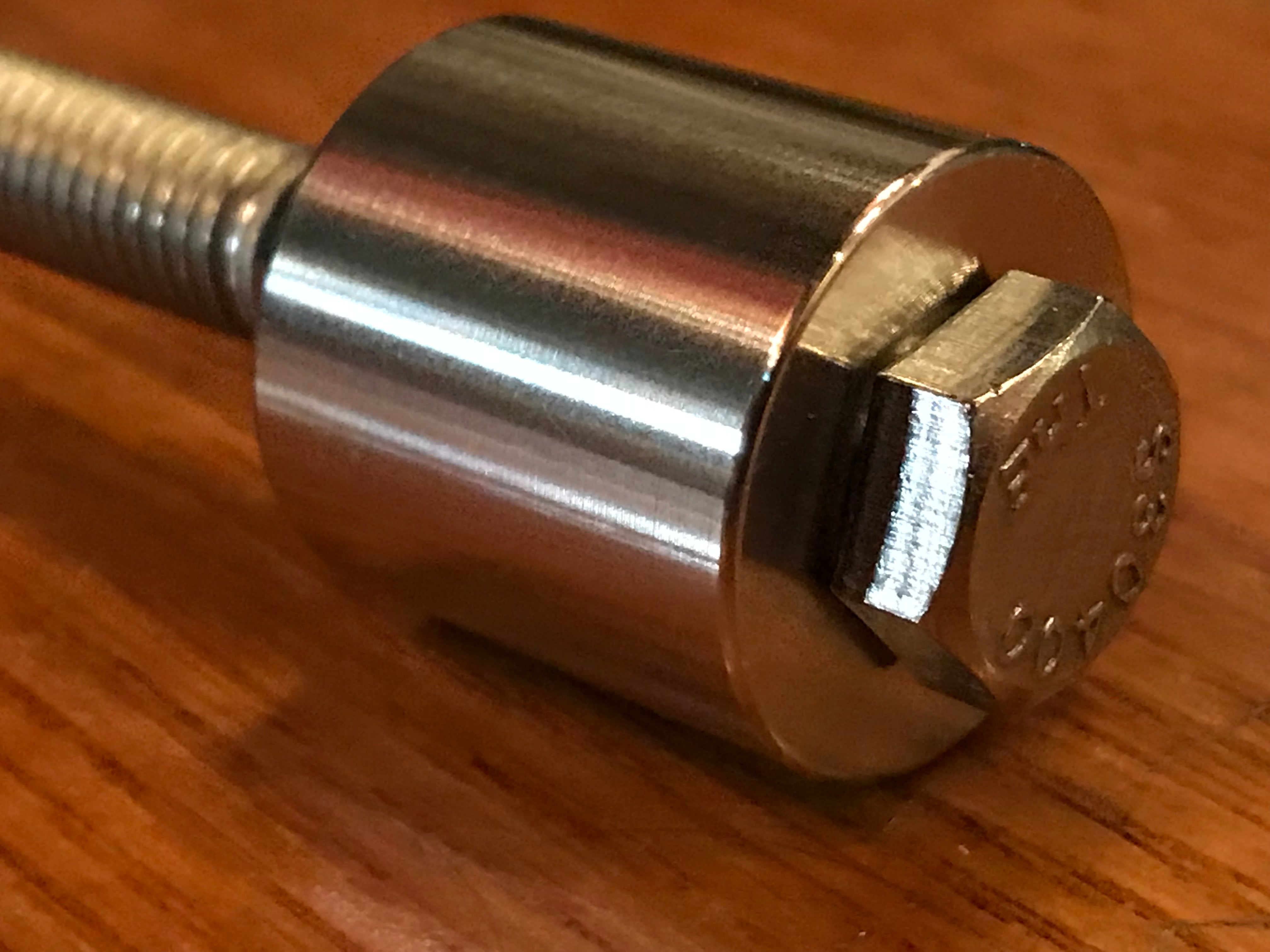 EXTSW .383” ID x .990"  OD x 1 3/16" thick 316 Stainless Spacer