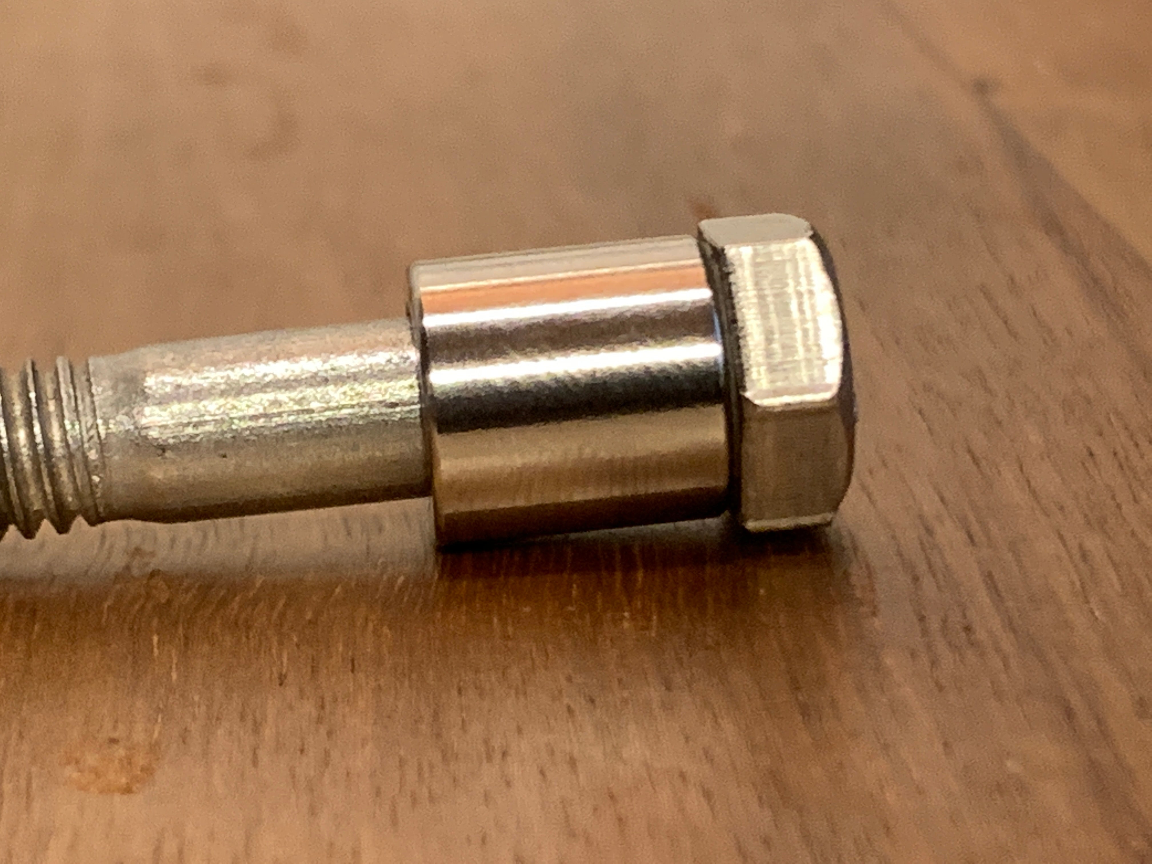EXTSW .323” ID x .490" OD x 1/2” Thick 316 Stainless Spacer