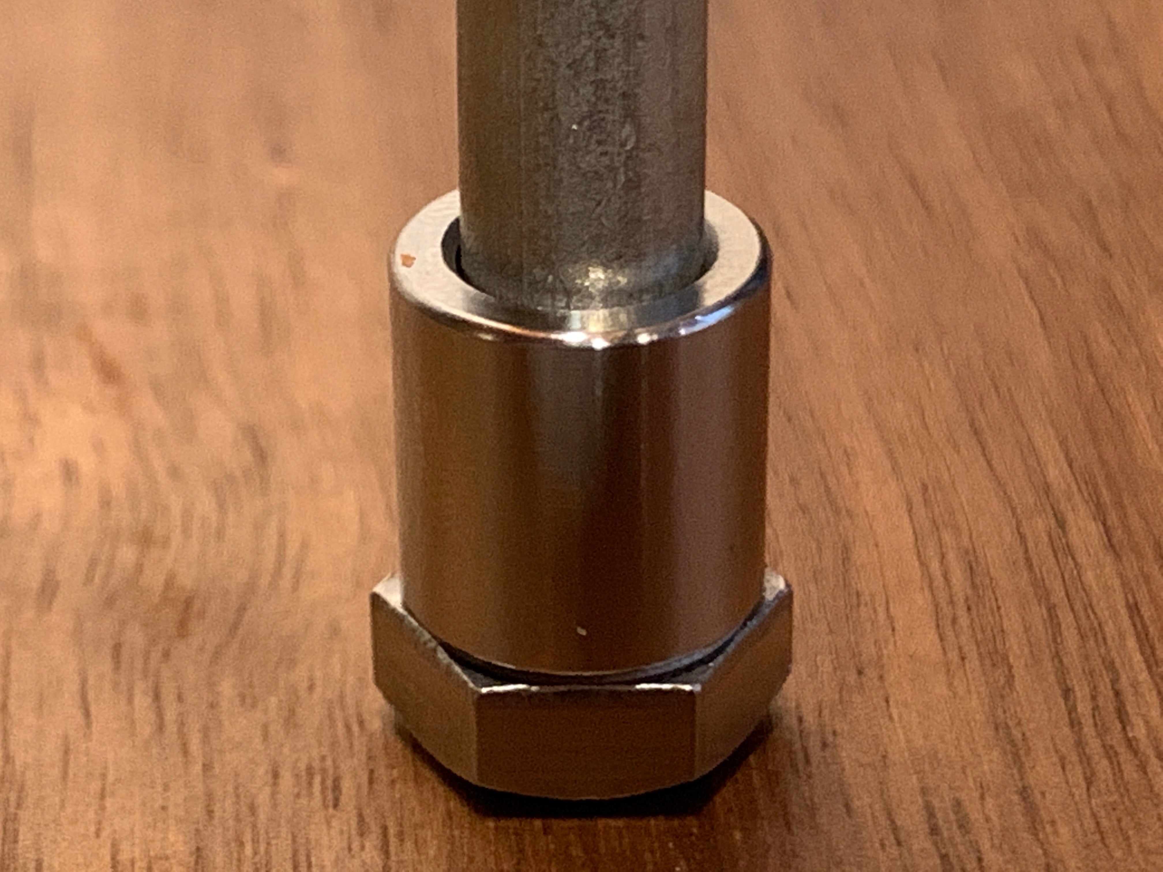 EXTSW .323” ID x .500" OD x 1/2” Thick 316 Stainless Spacer