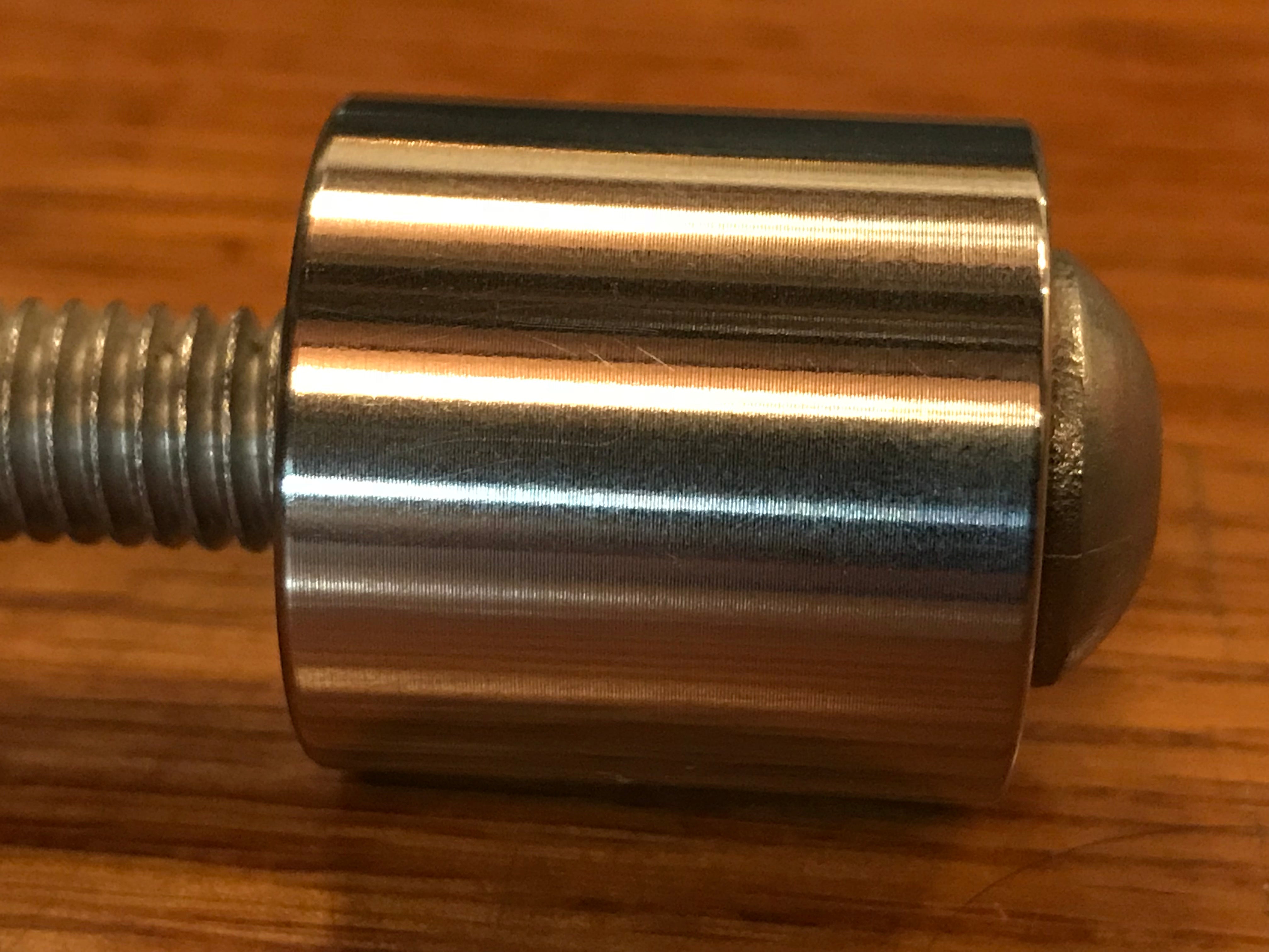EXTSW .383” ID x .990" OD x 1" Long 304 Stainless Spacer