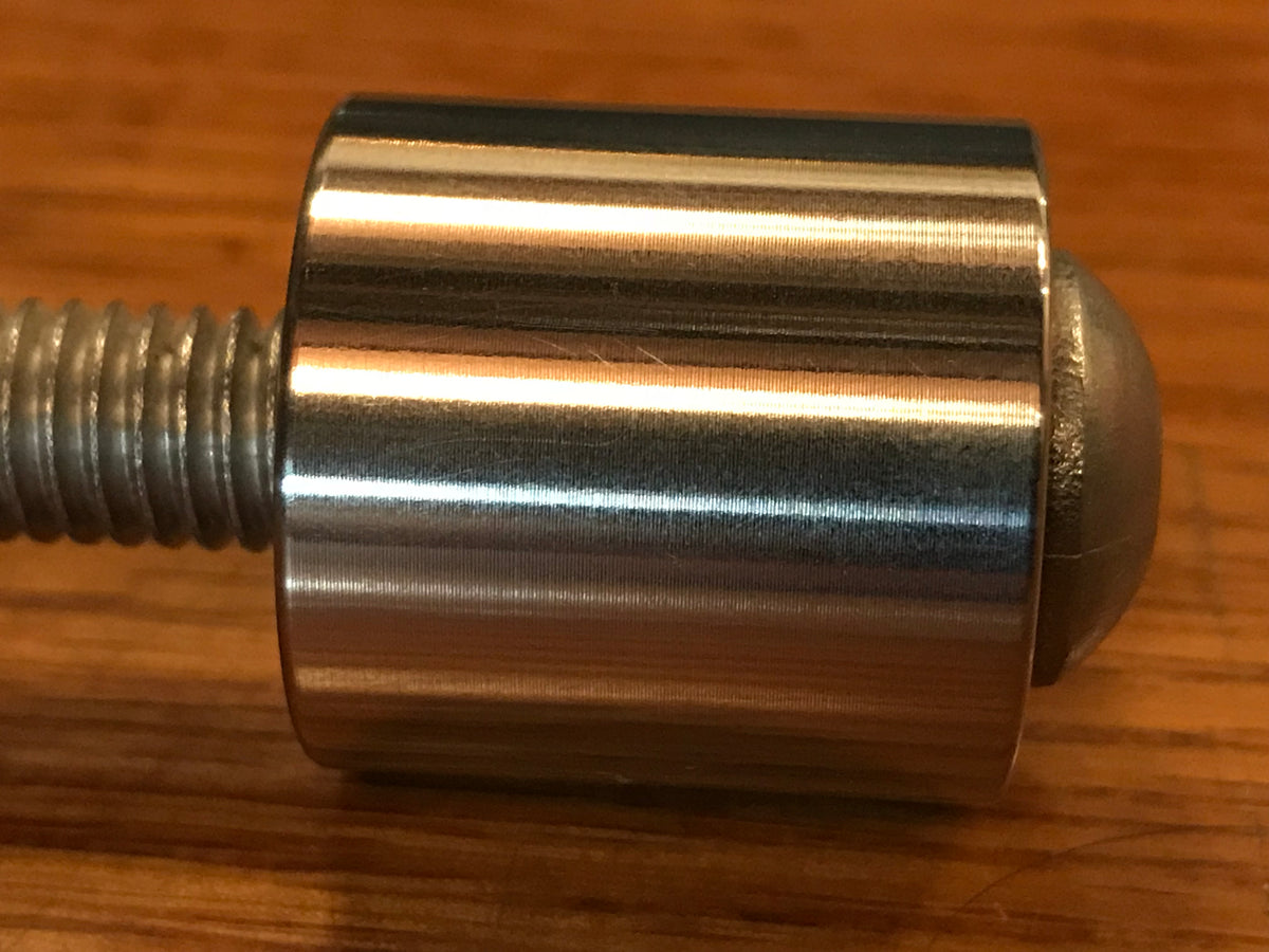 EXTSW .383” ID x .990"  OD x 1 3/16" thick 316 Stainless Spacer